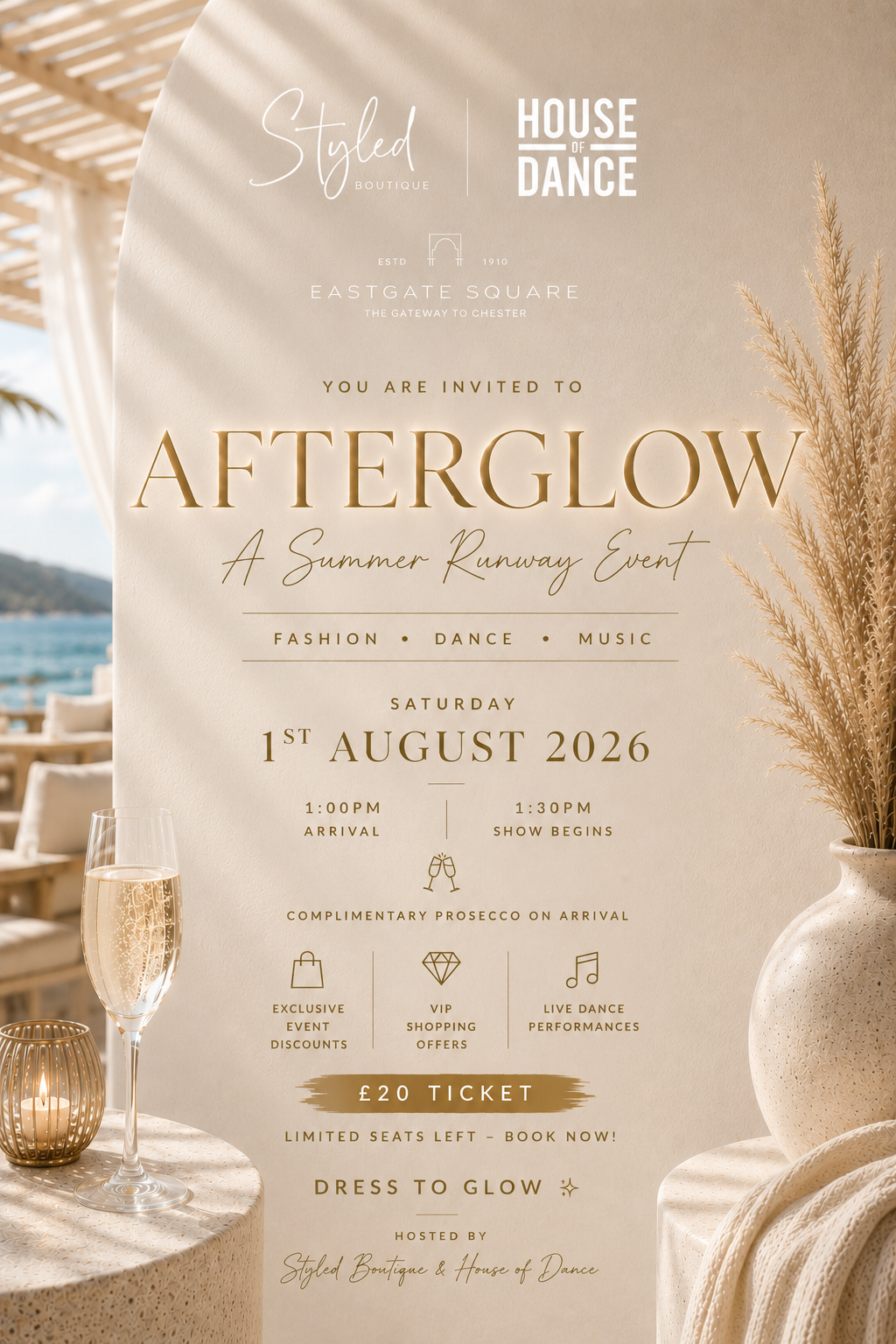 AFTERGLOW FASHION SHOW TICKET