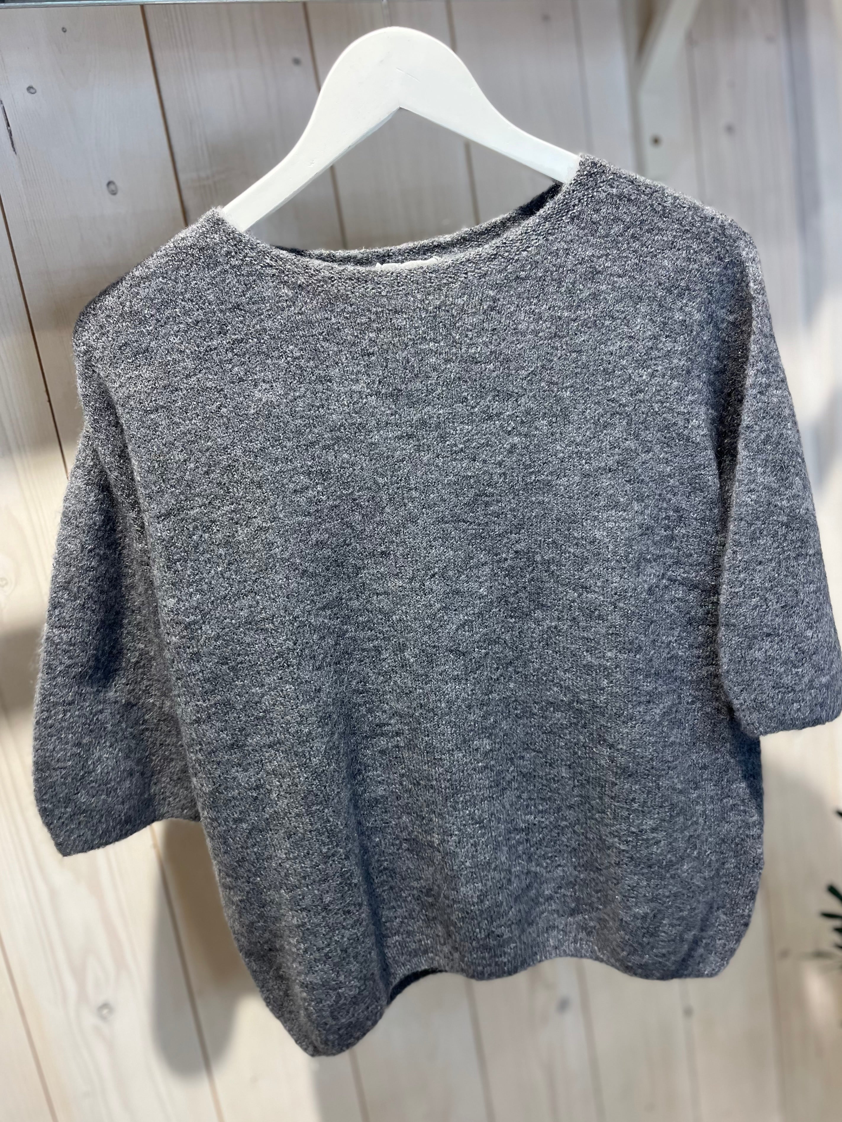 Agnes Alpaca Short Sleeve Knit