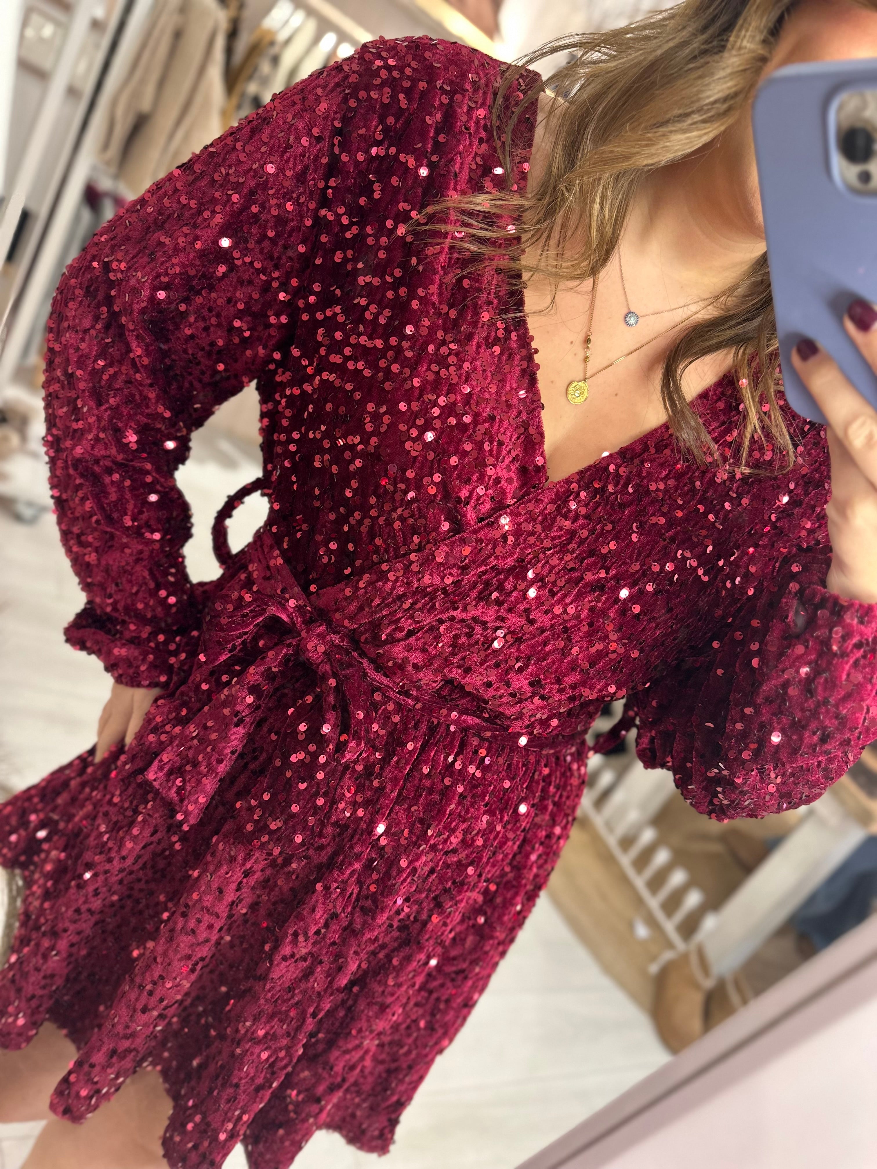 Romy Sequin Party dress