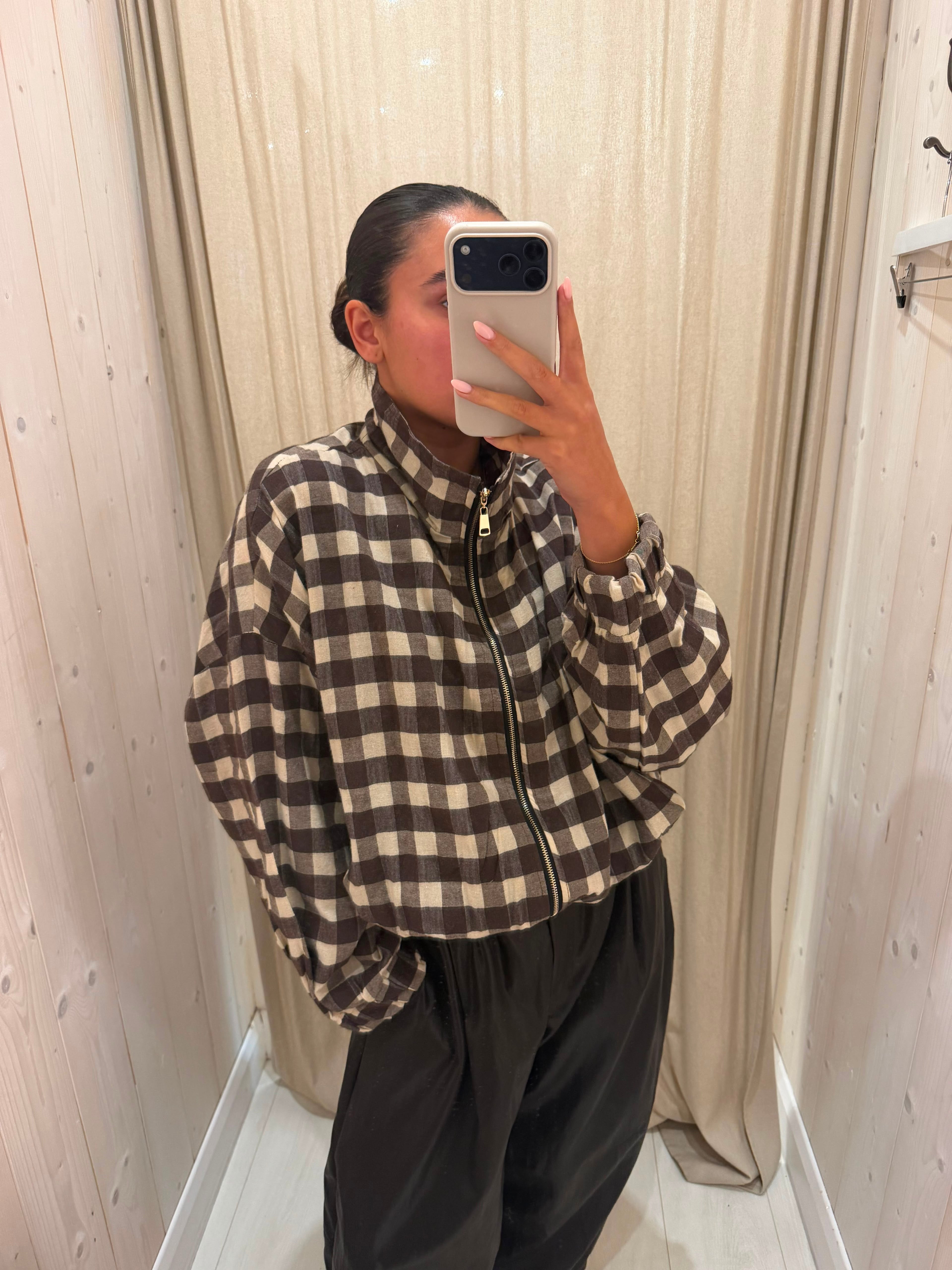 Jackie Checkered Bomber