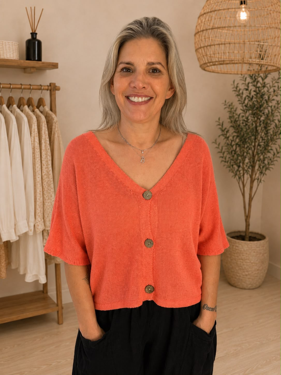 Valentyne Boxy Cardigan