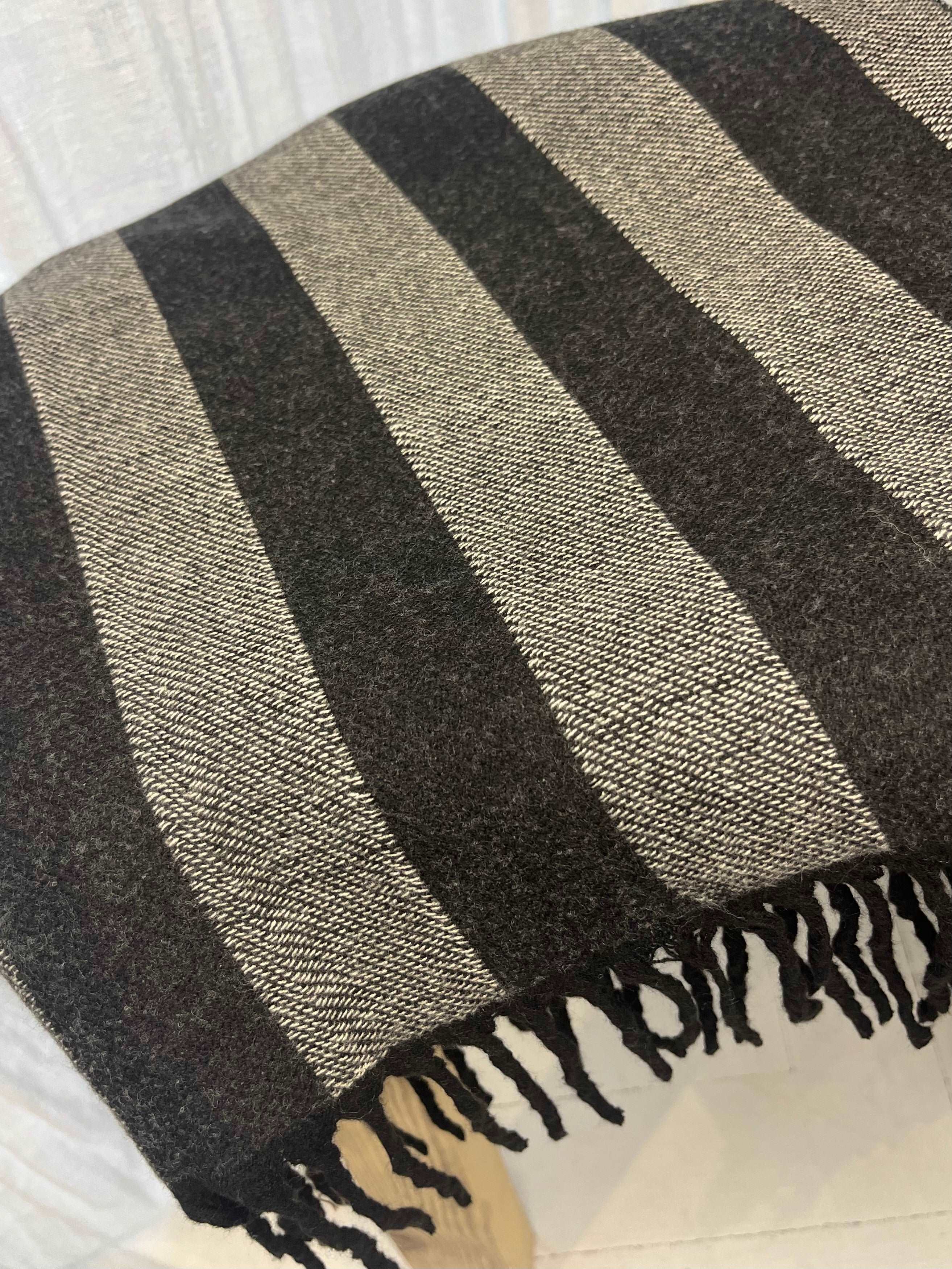Reversible Mosaic/ Stripe Scarf