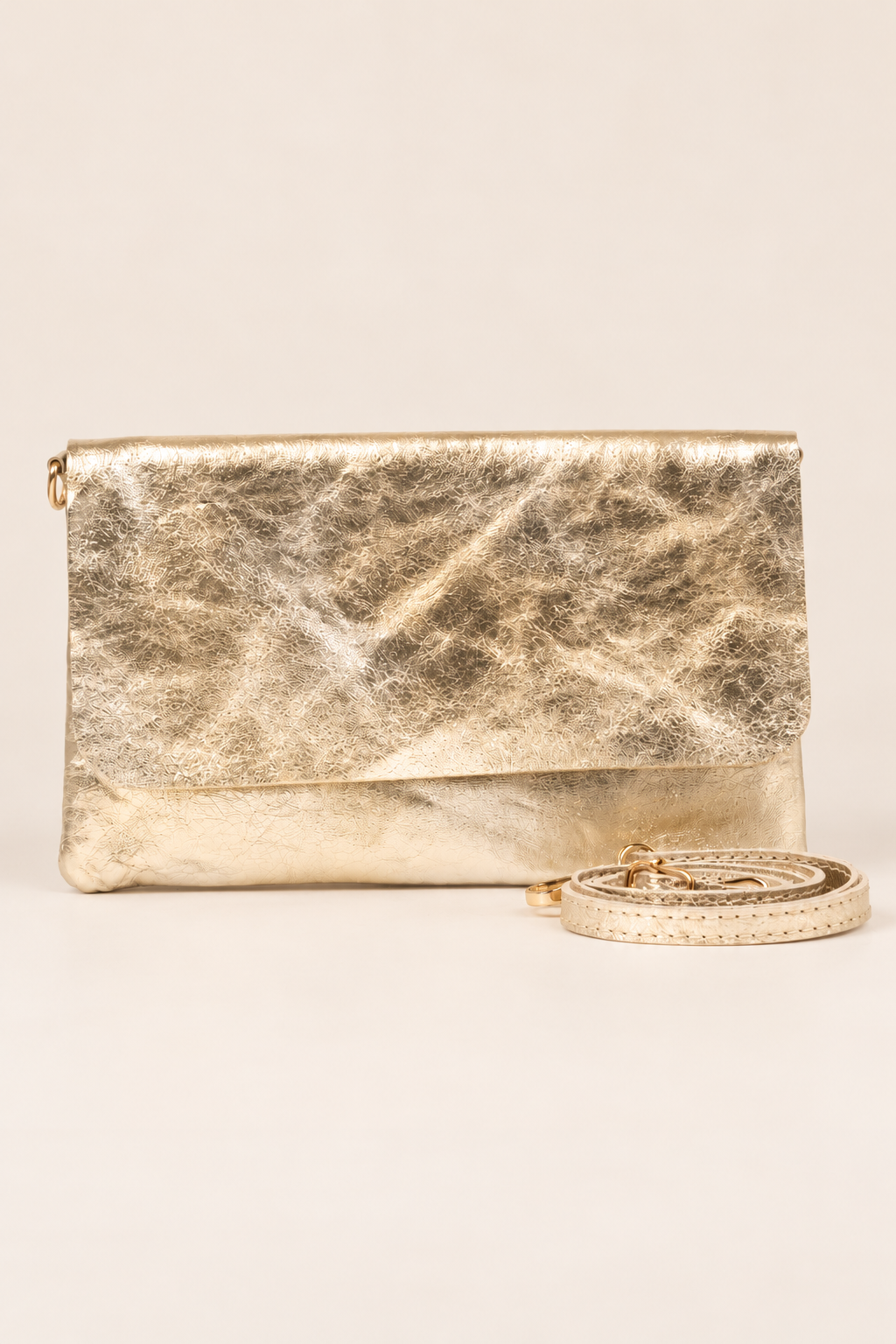 Britta Italian Leather Clutch Bag