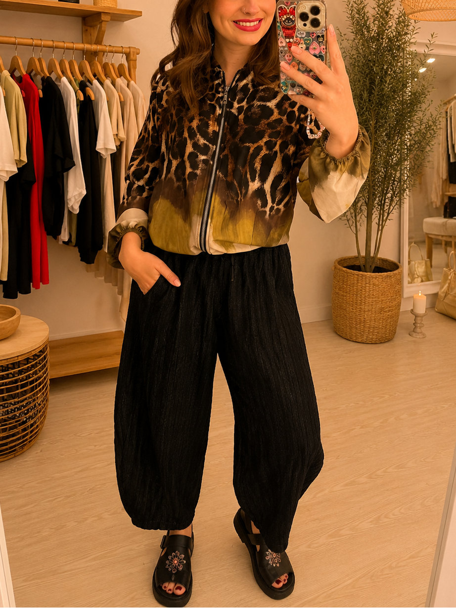 Liana Leopard Lightweight Jacket