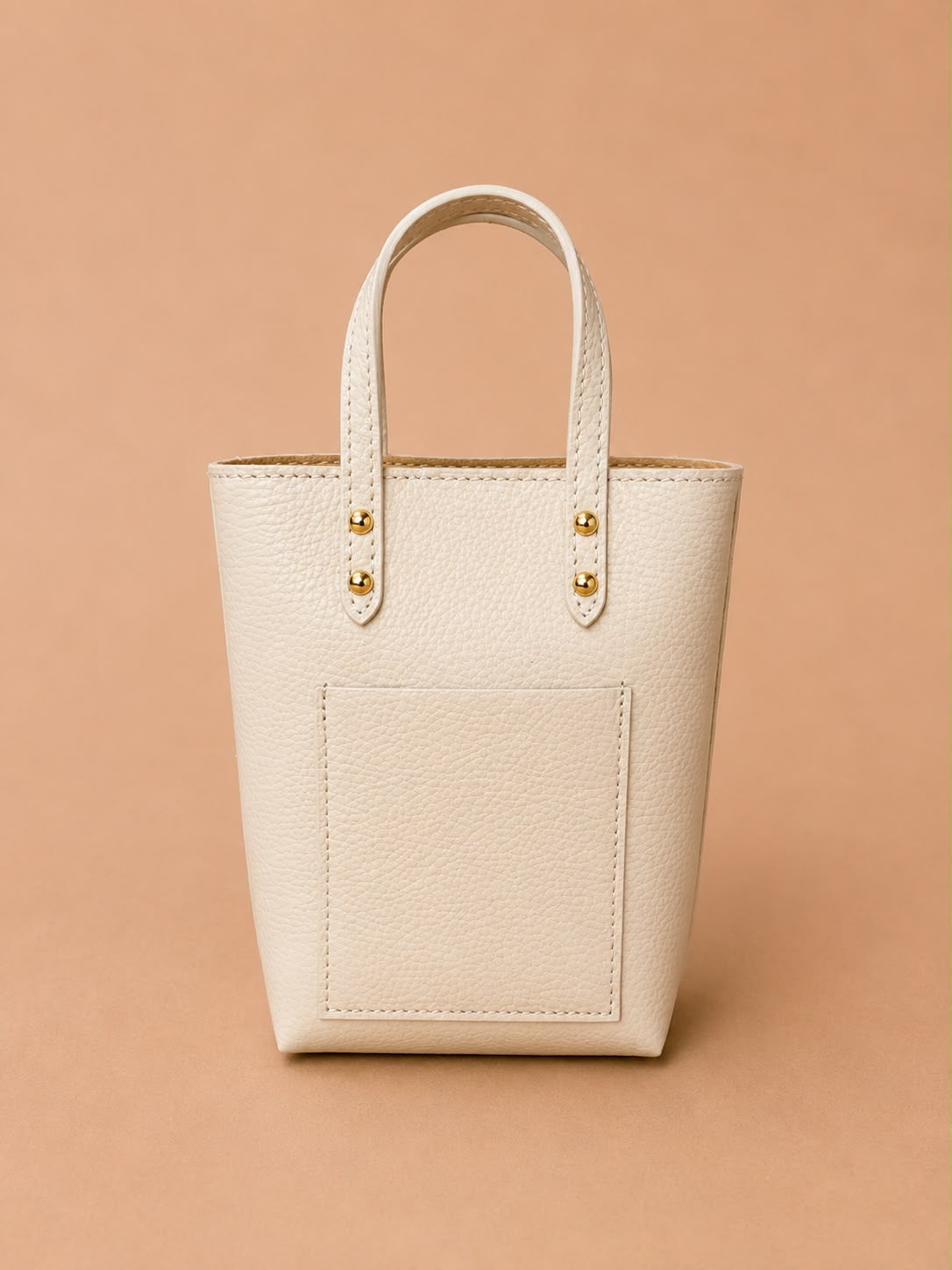 Ami Leather Mini Bucket Bag