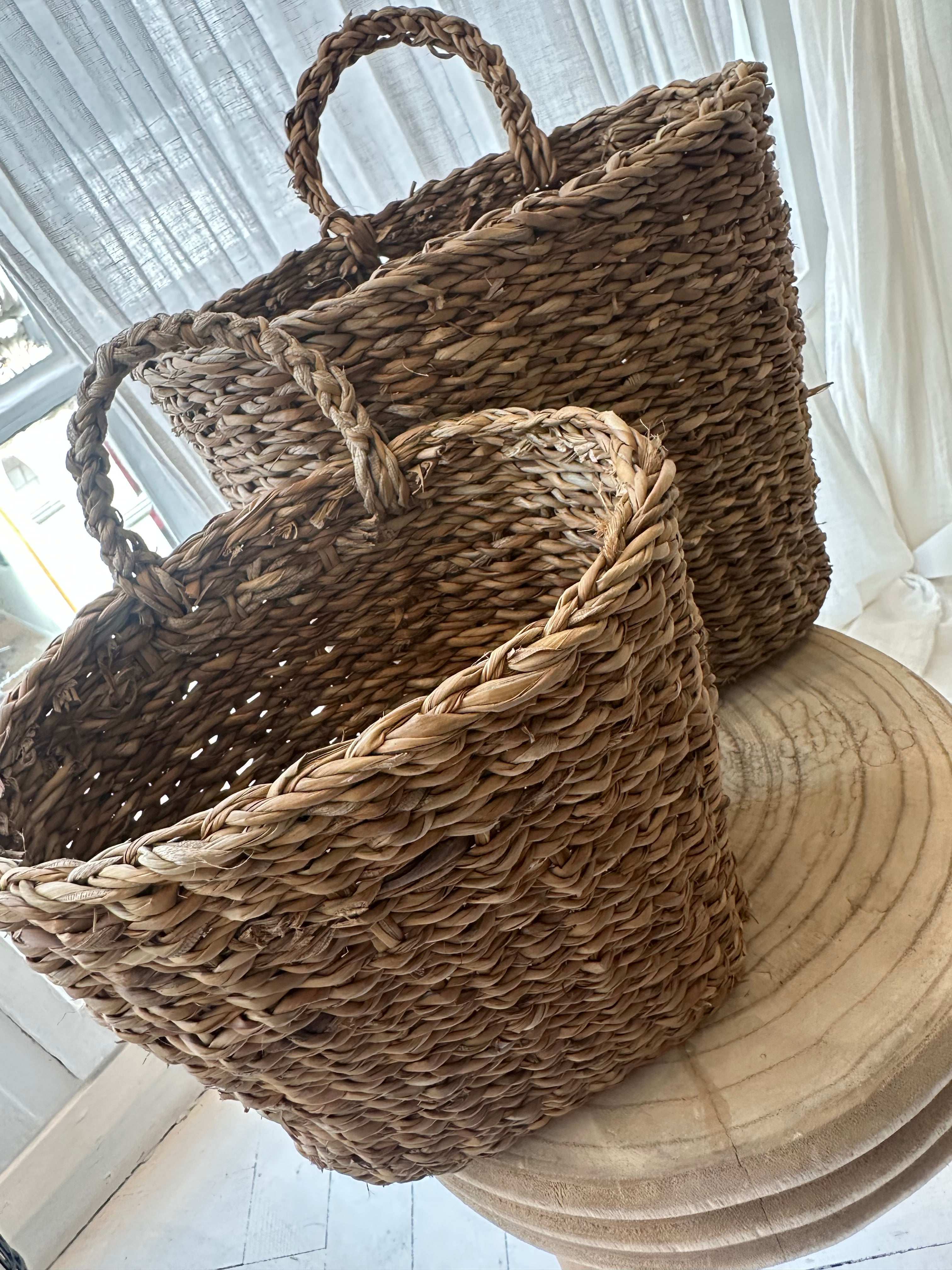 Hogla Oval Wall Basket set of two