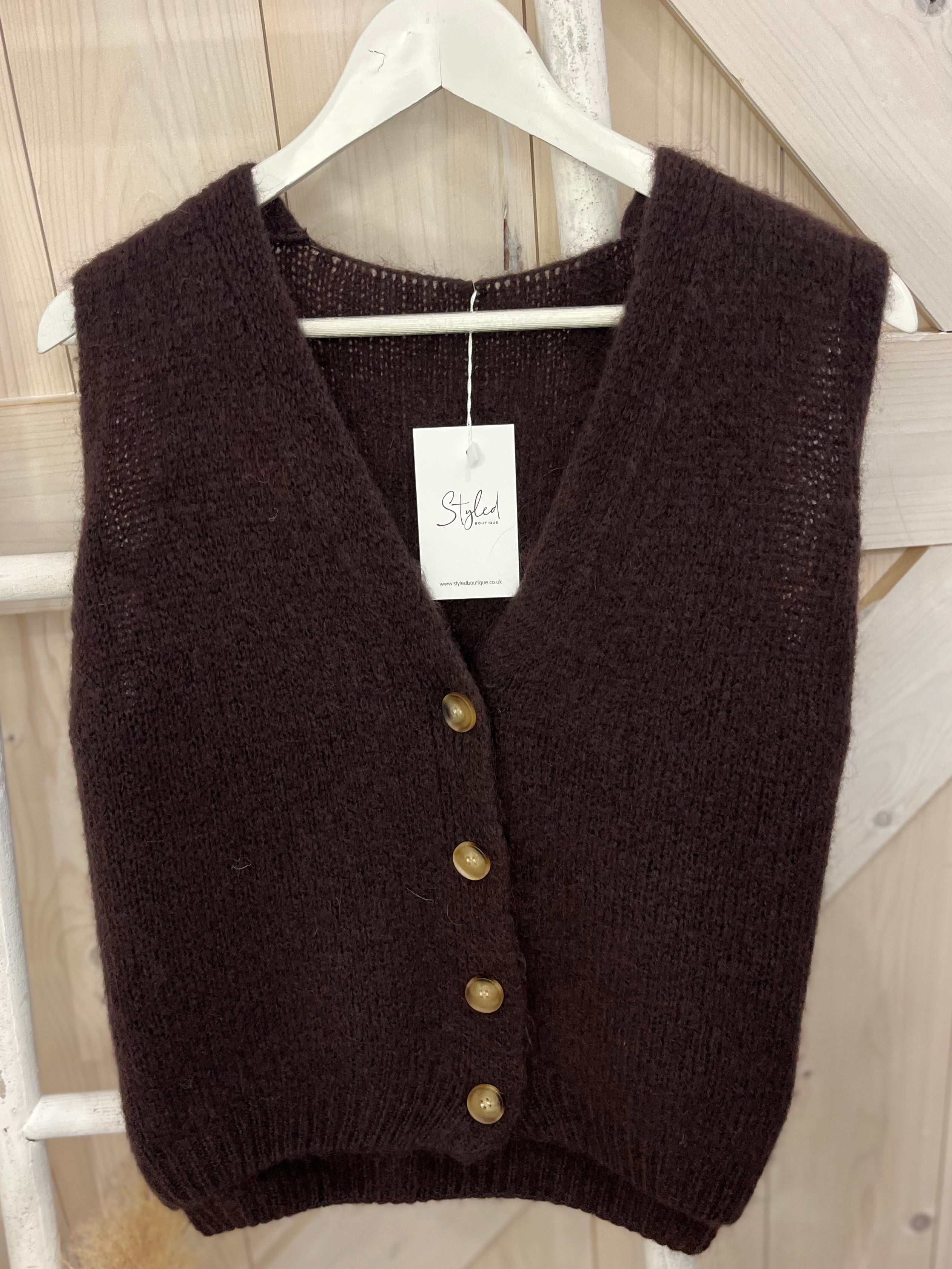Sienna Button Front Waistcoat