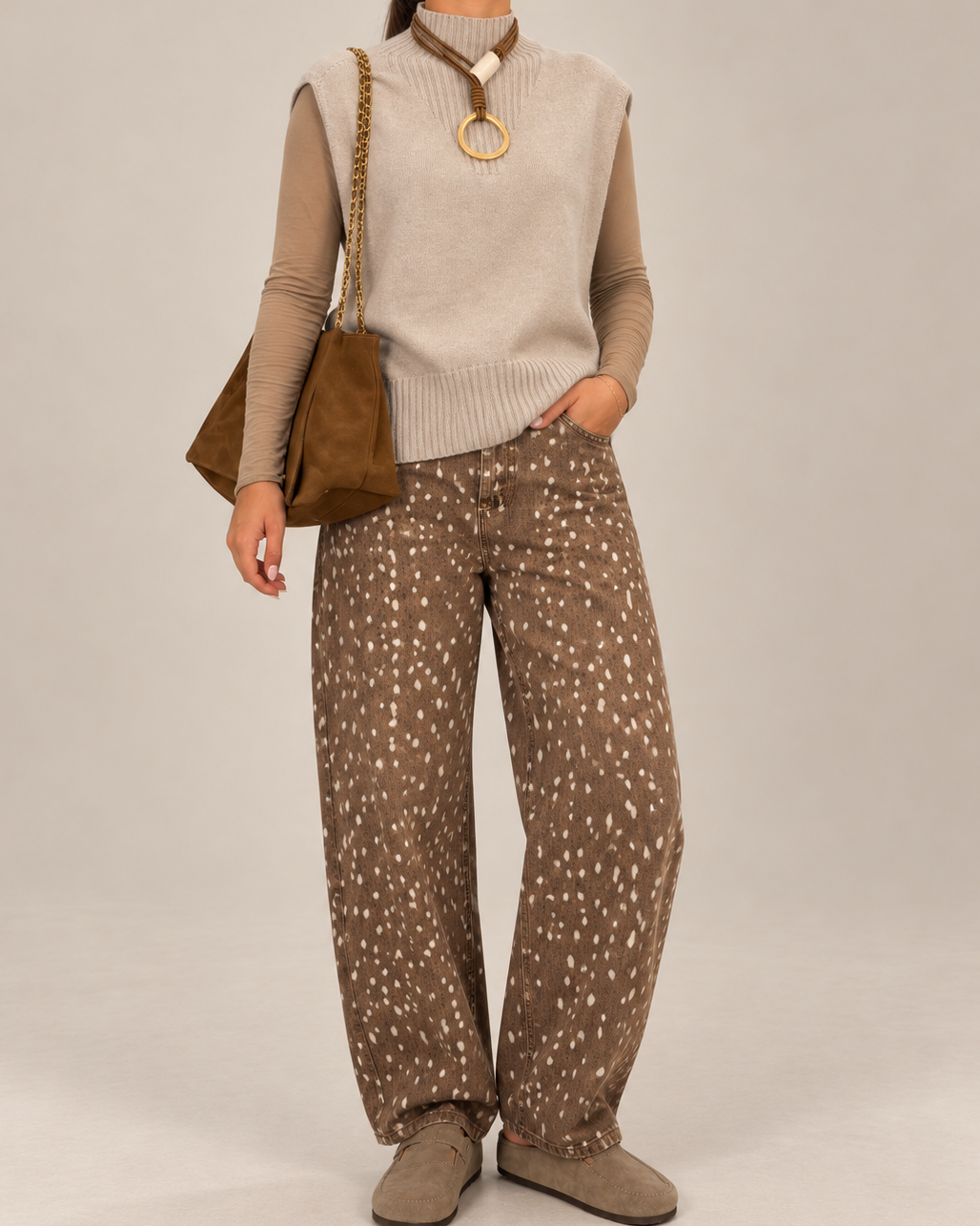 Doe Deer Barrel Jeans