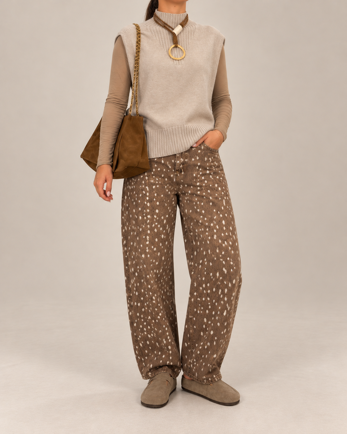 Missie Cashmere Blend Plain Top