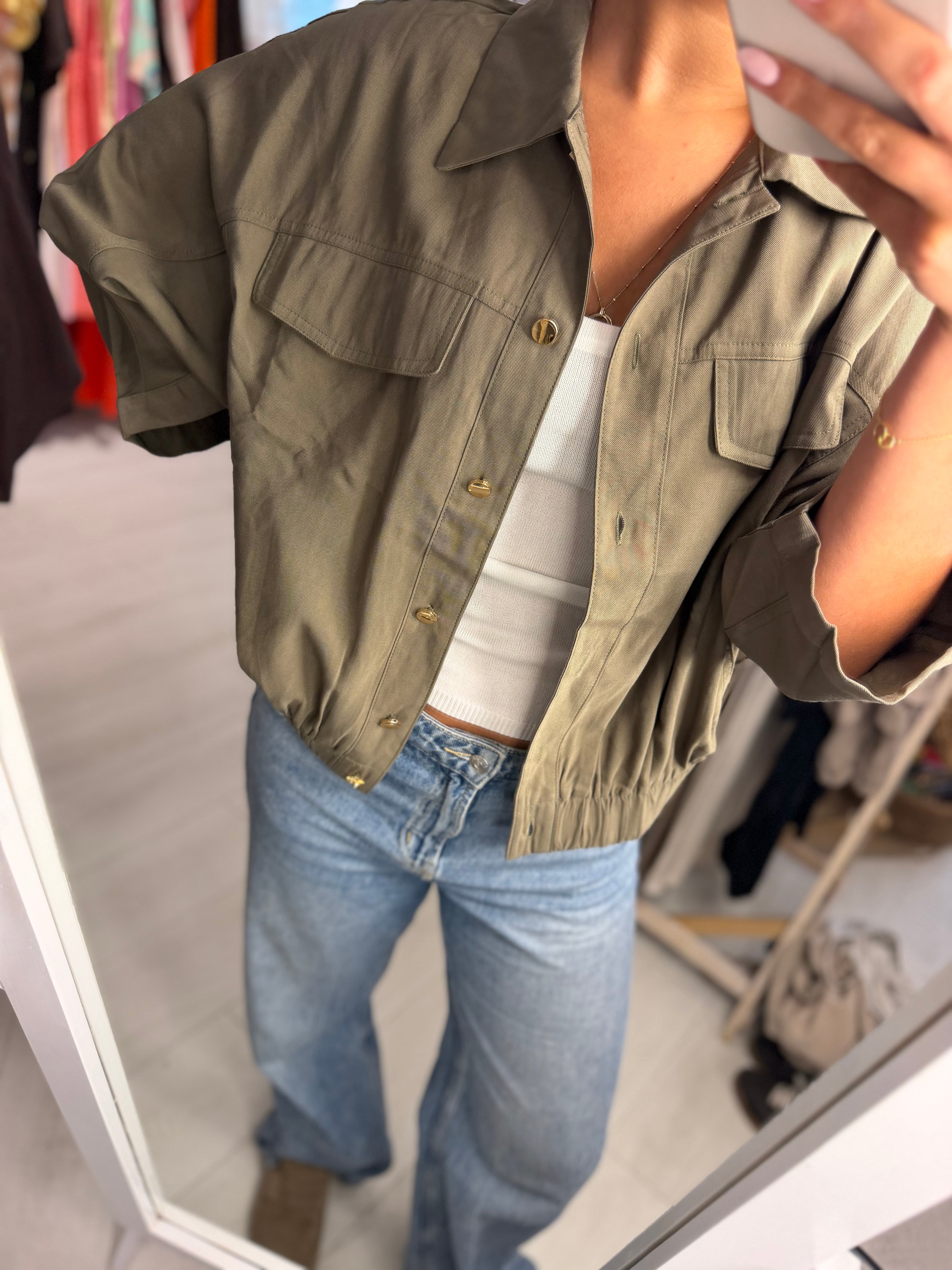 Leonie Button Front Jacket