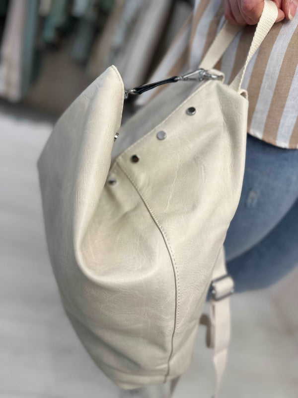 Emilia Cream Backpack