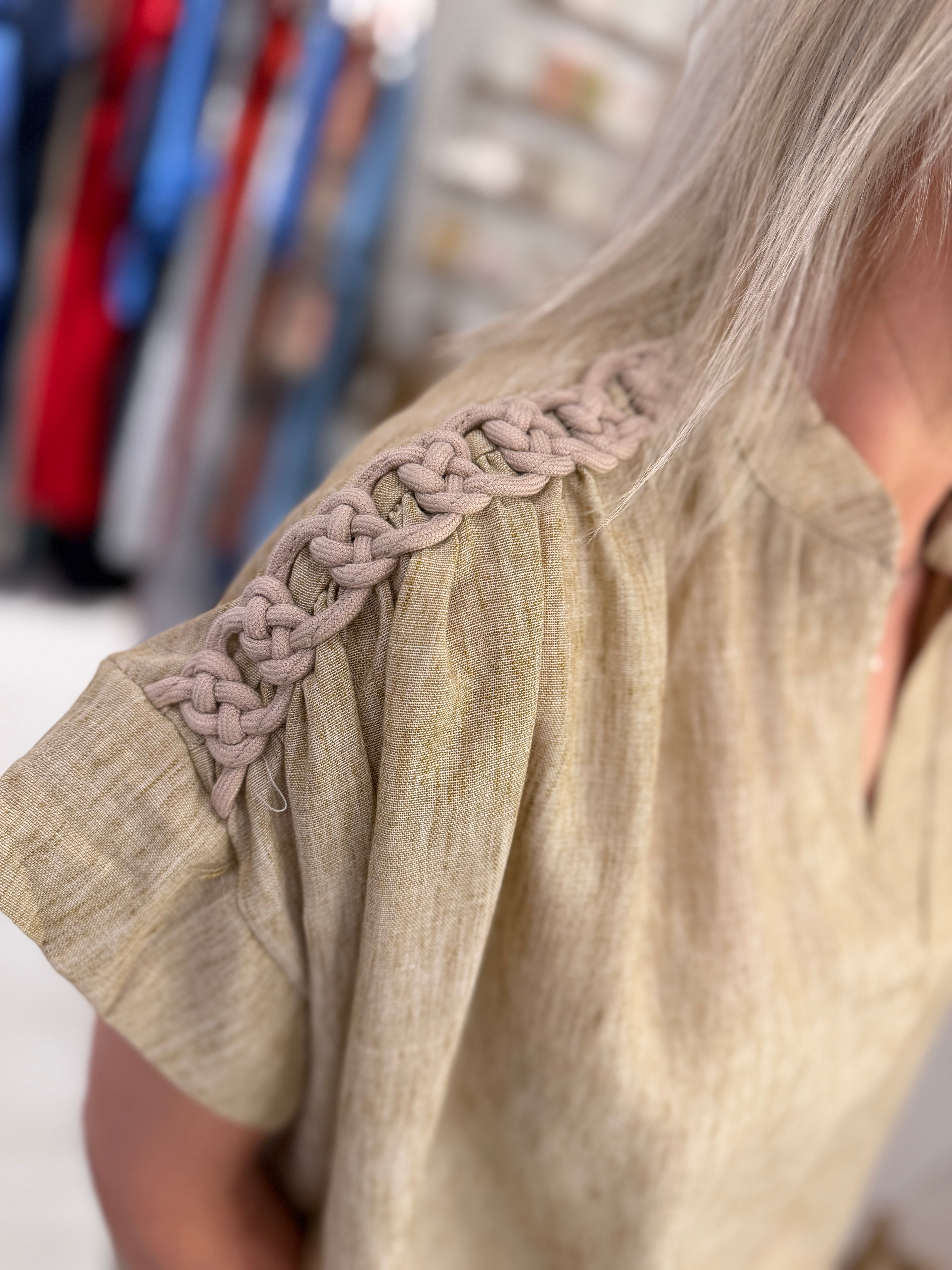 Fiorella Rope Detail Blouse
