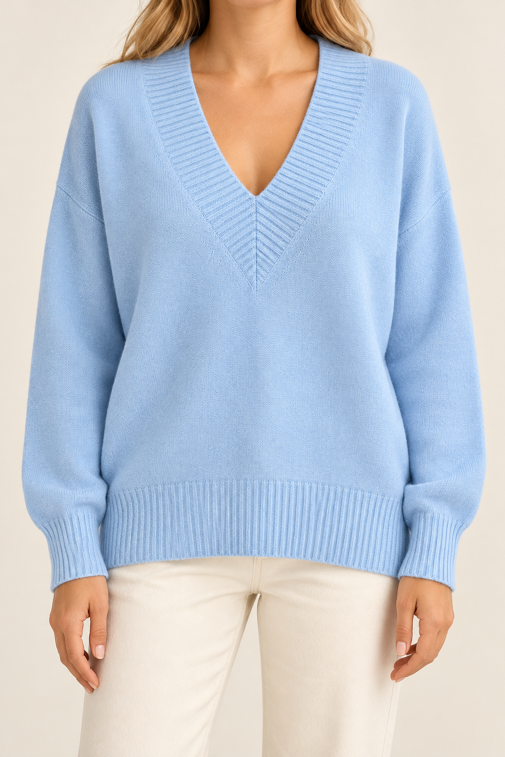 Vicky V-Neck Luxe Knit