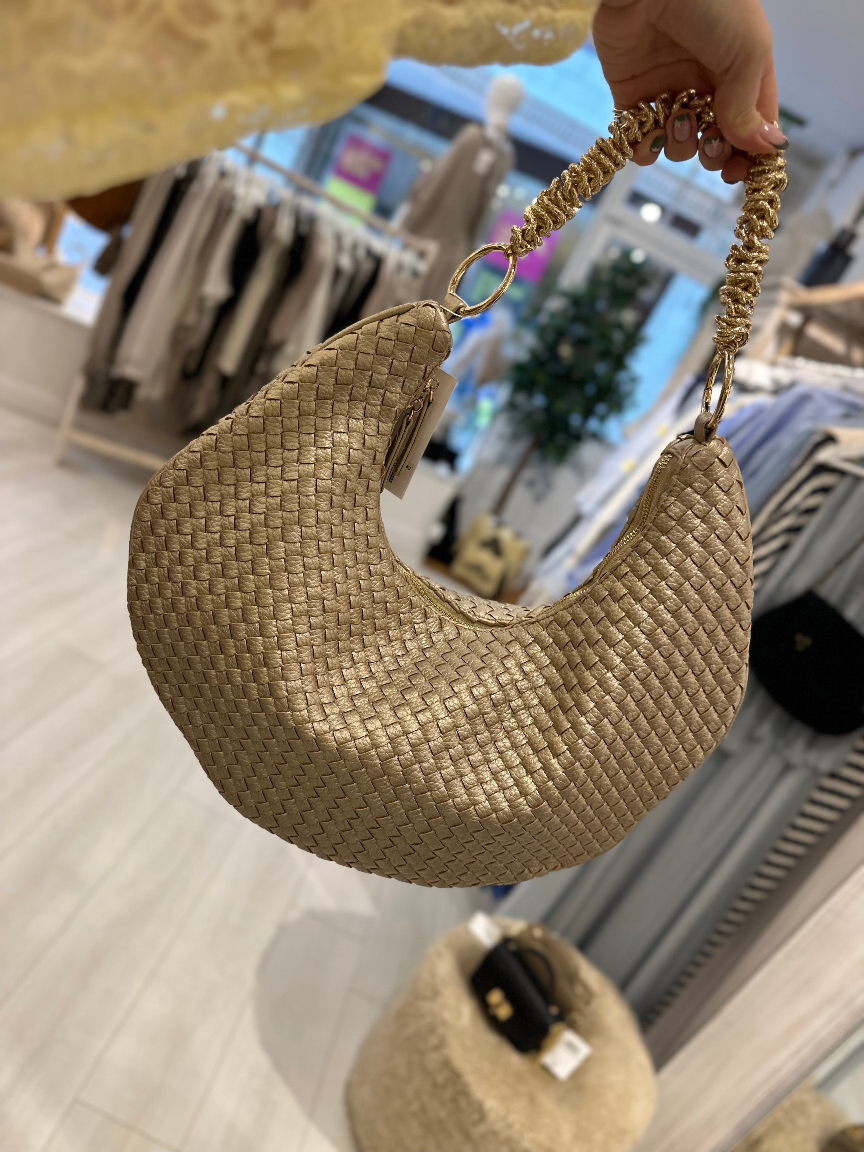 Gracie Metallic Shoulder Bag