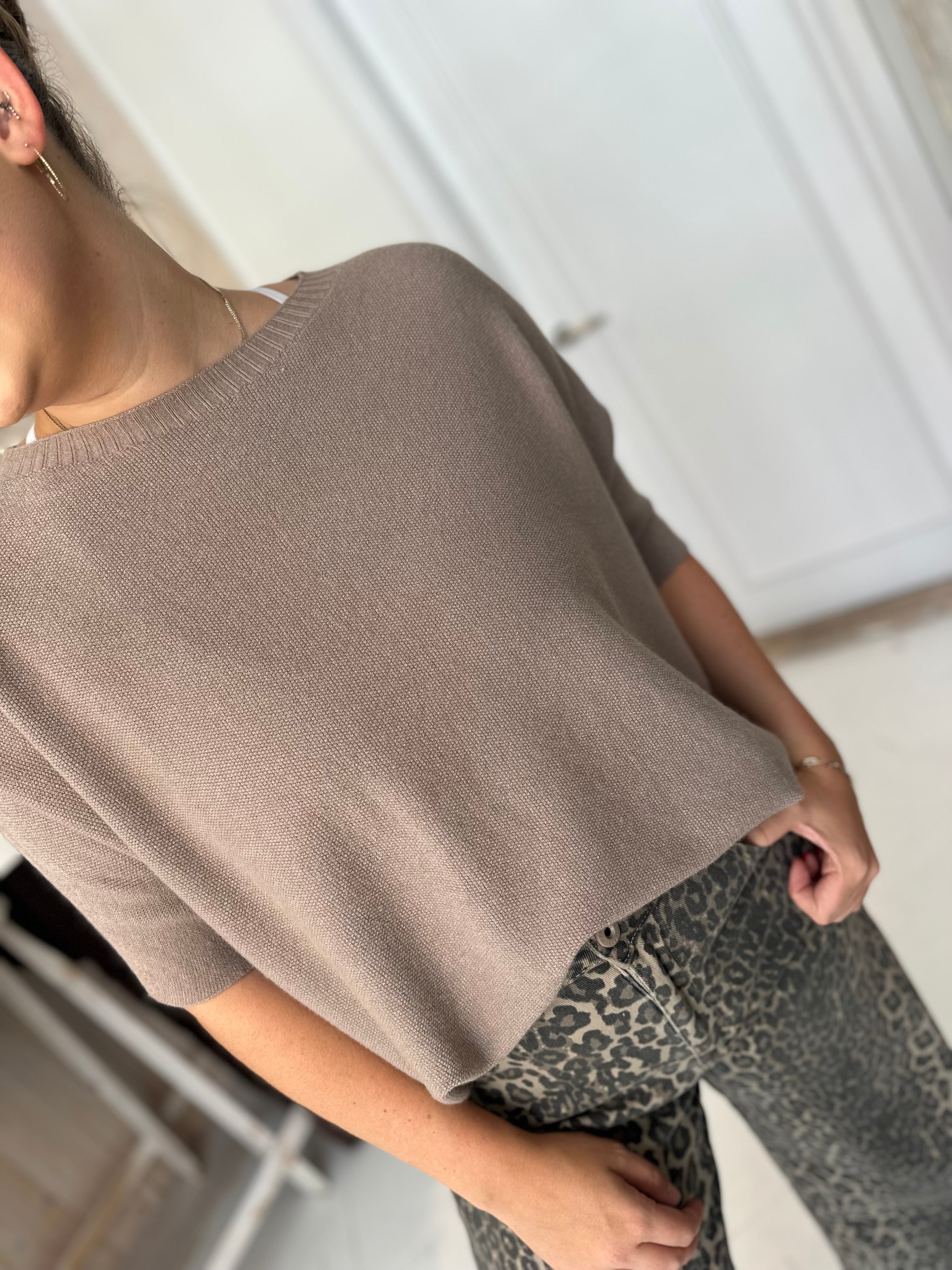 Luxe Adrianna 3/4 Sleeve Knit