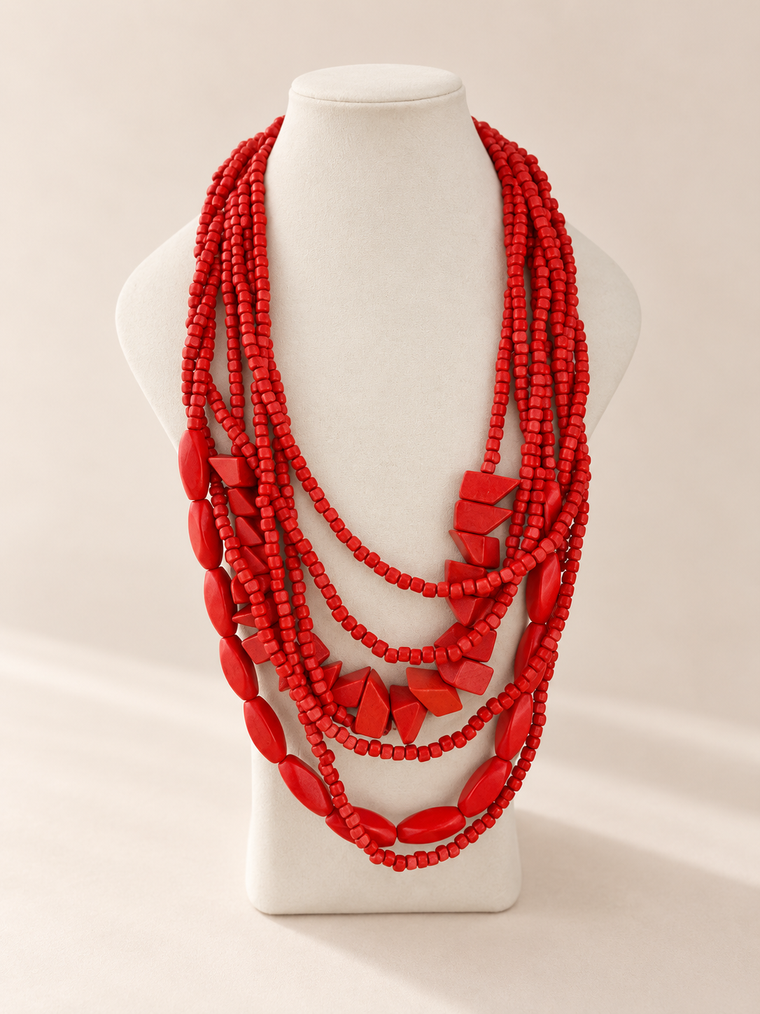 Geo Beaded Necklace
