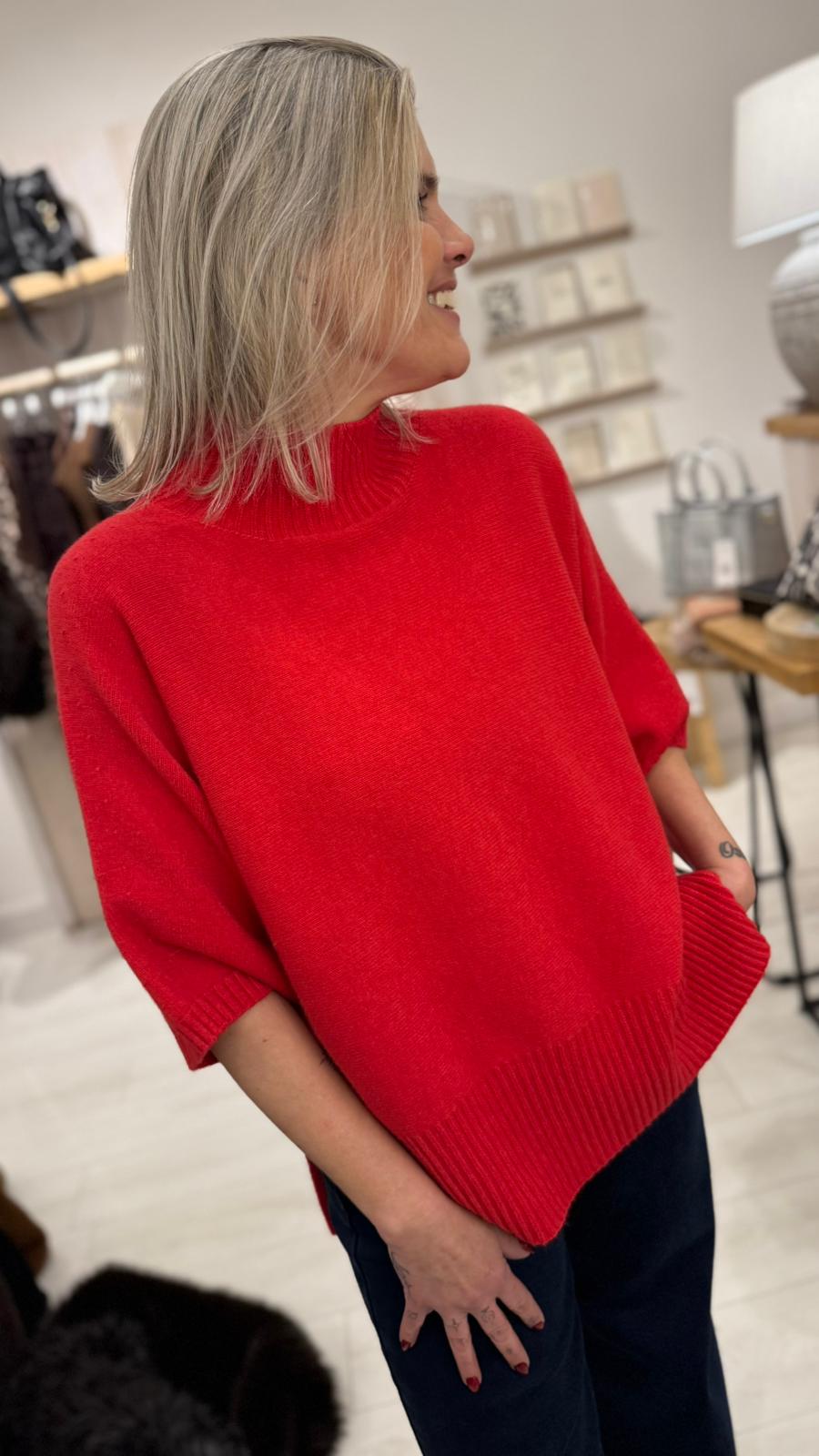 Aimee Luxe Roll Neck Knit