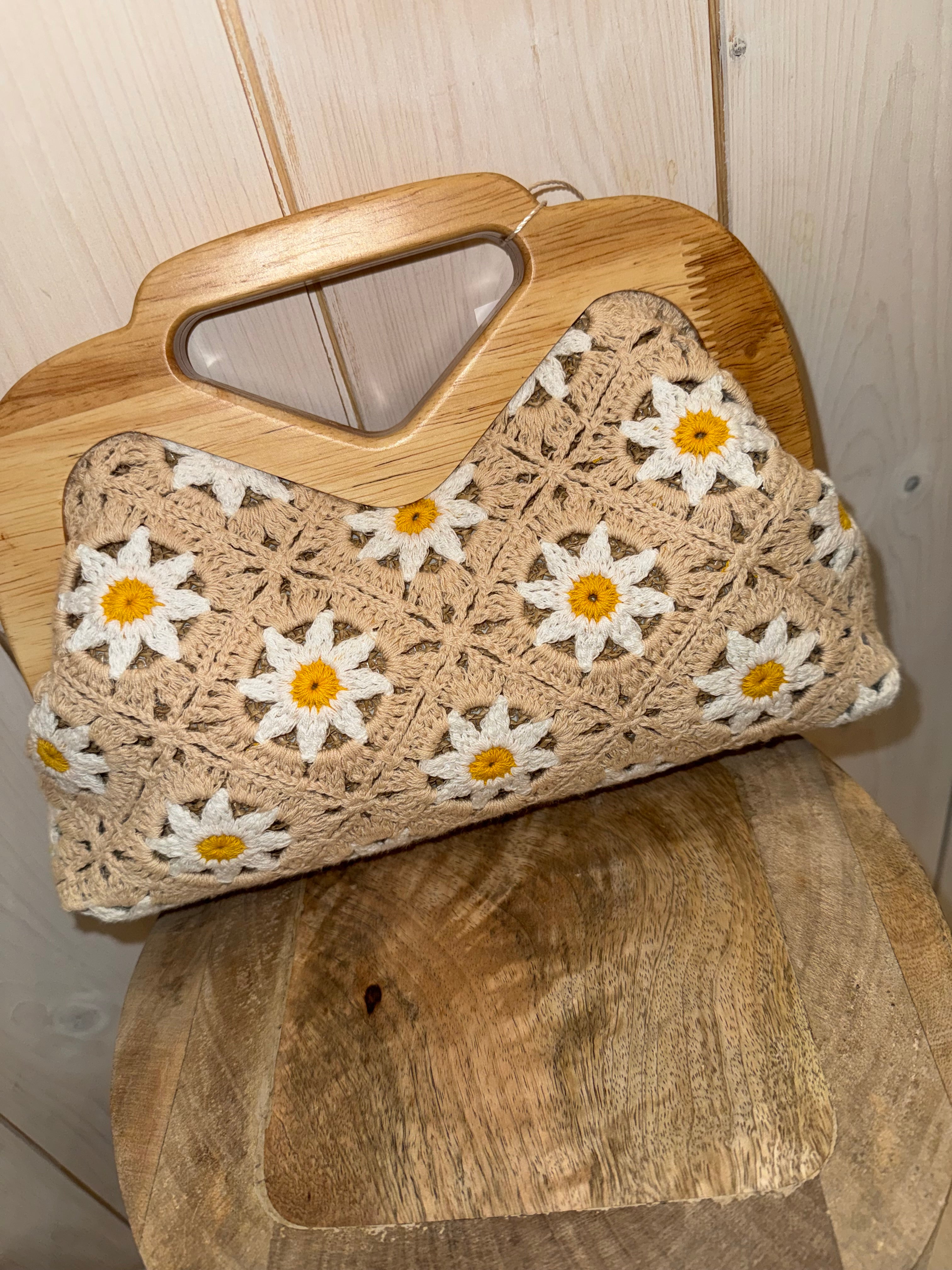 Daisy Crochet Bag