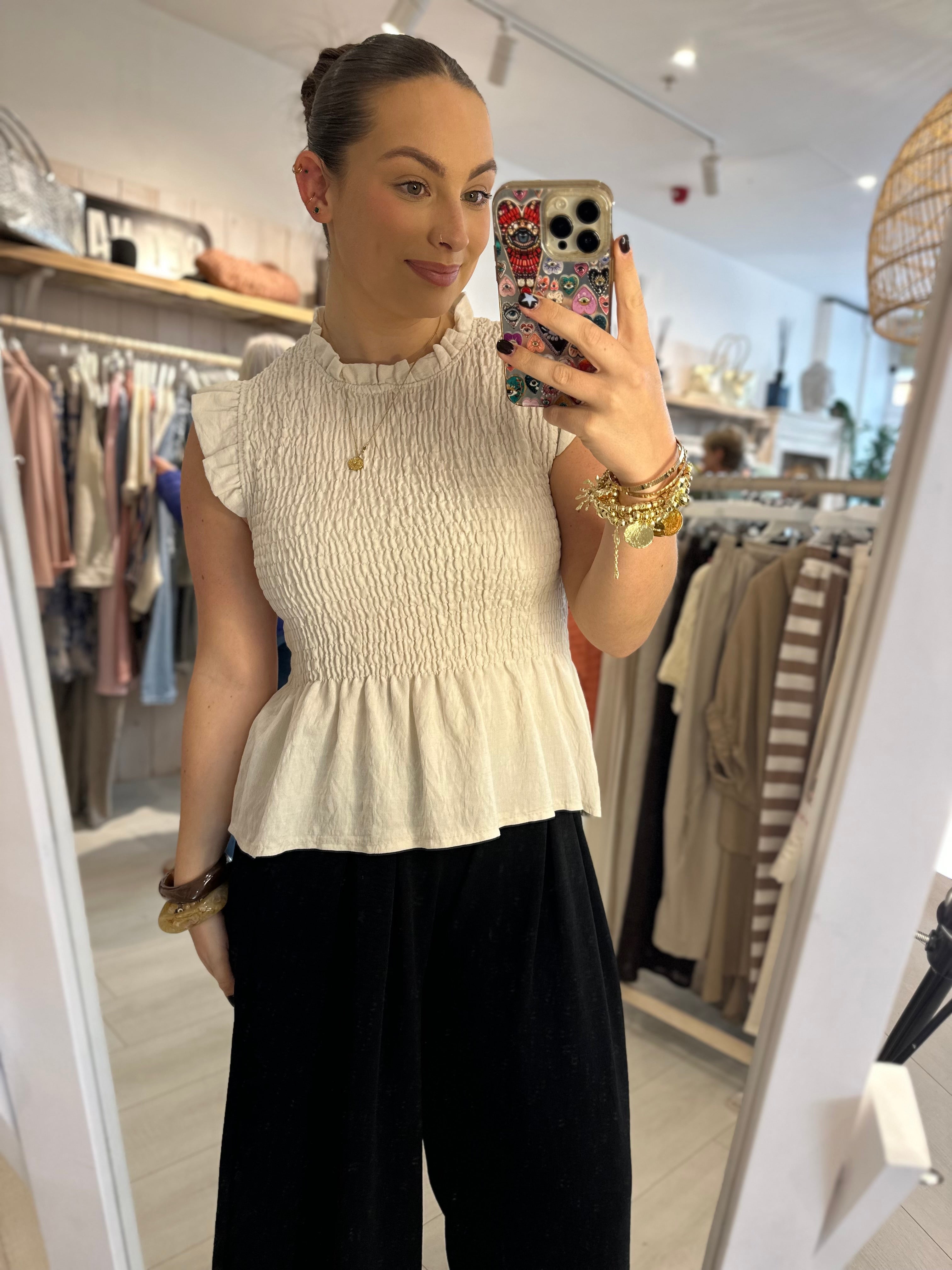 Yasmine Elasticated Top
