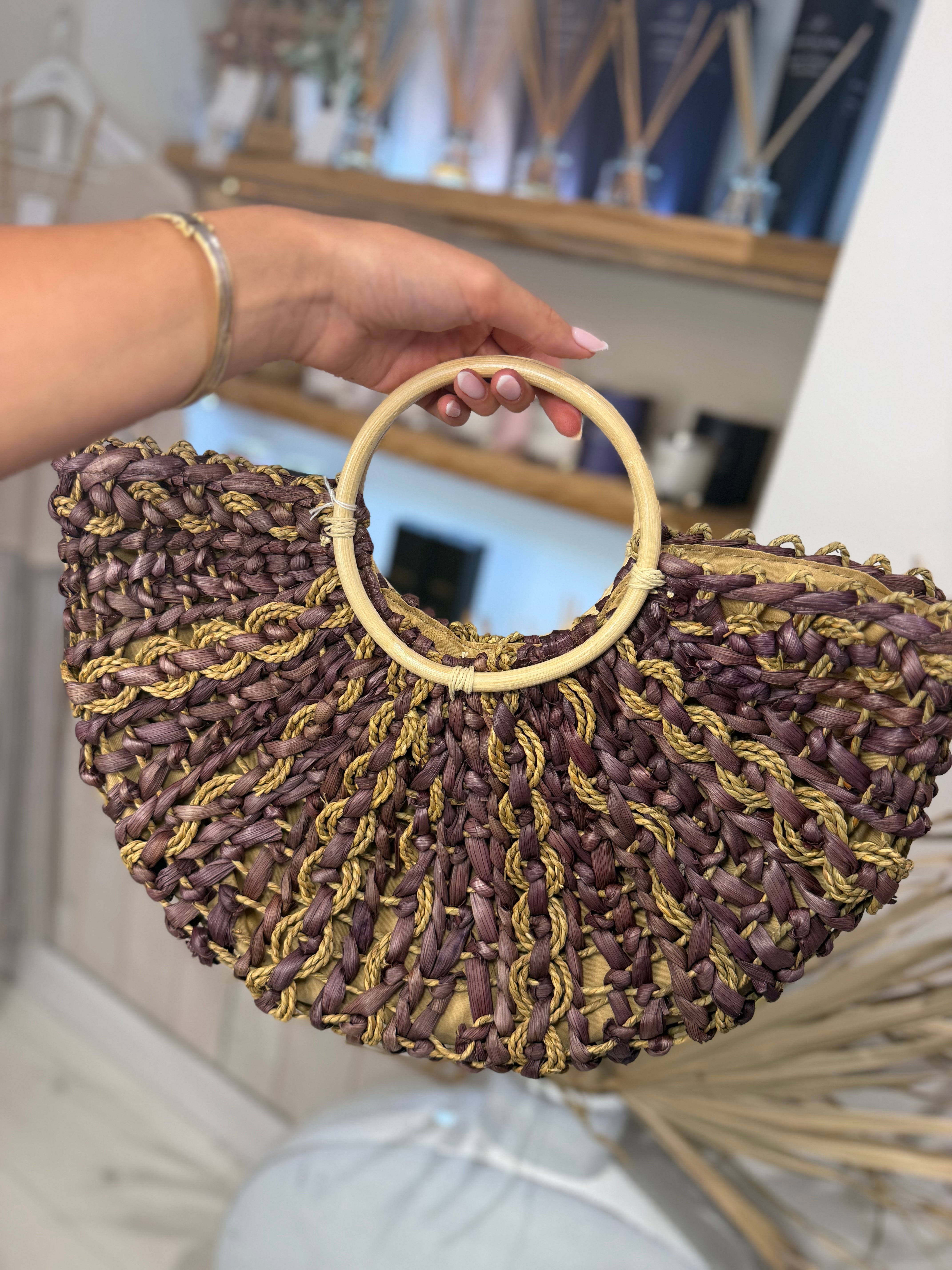 Mariam Woven Rattan Bag