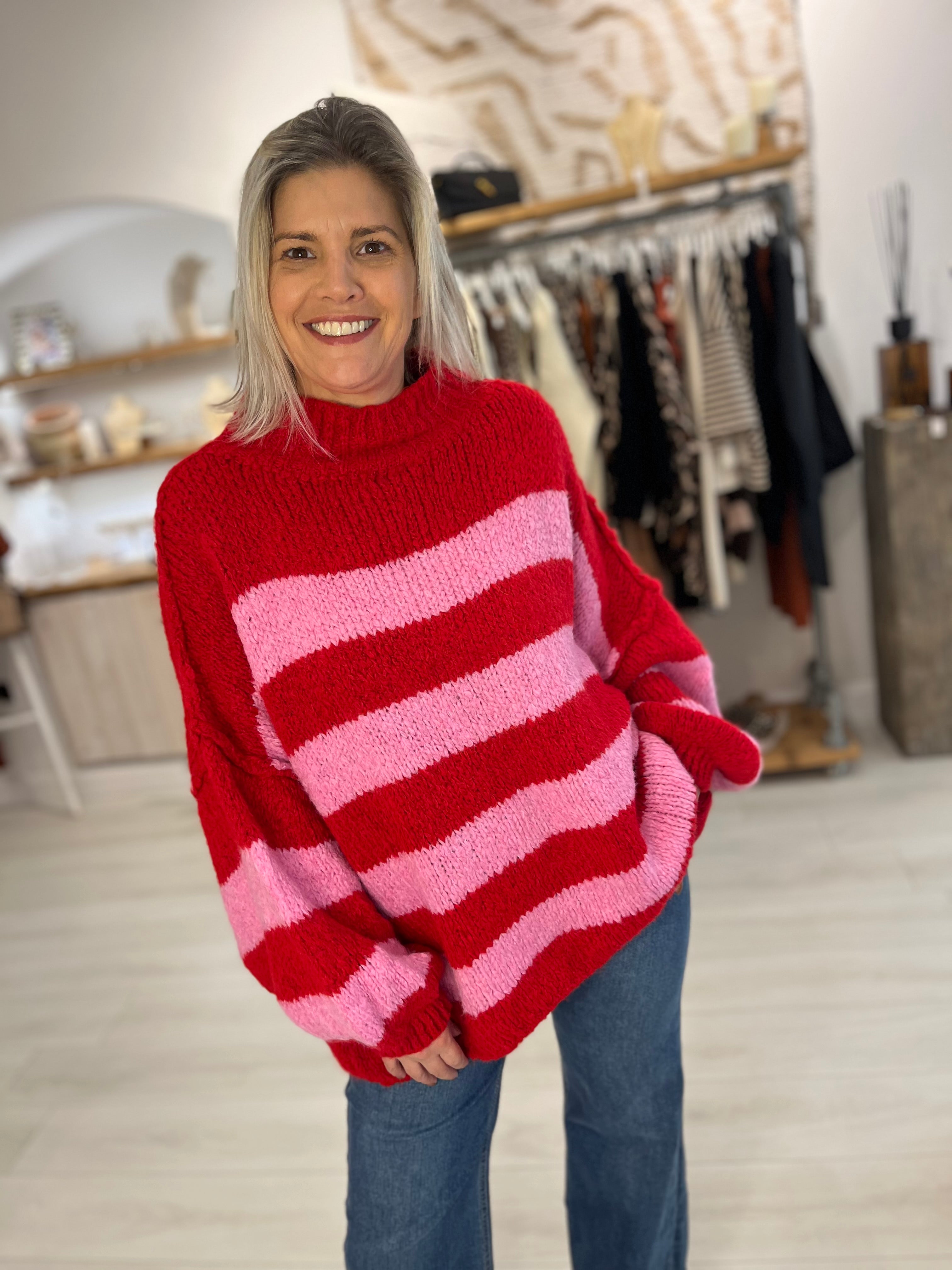 Totty Exposed Hem Knit