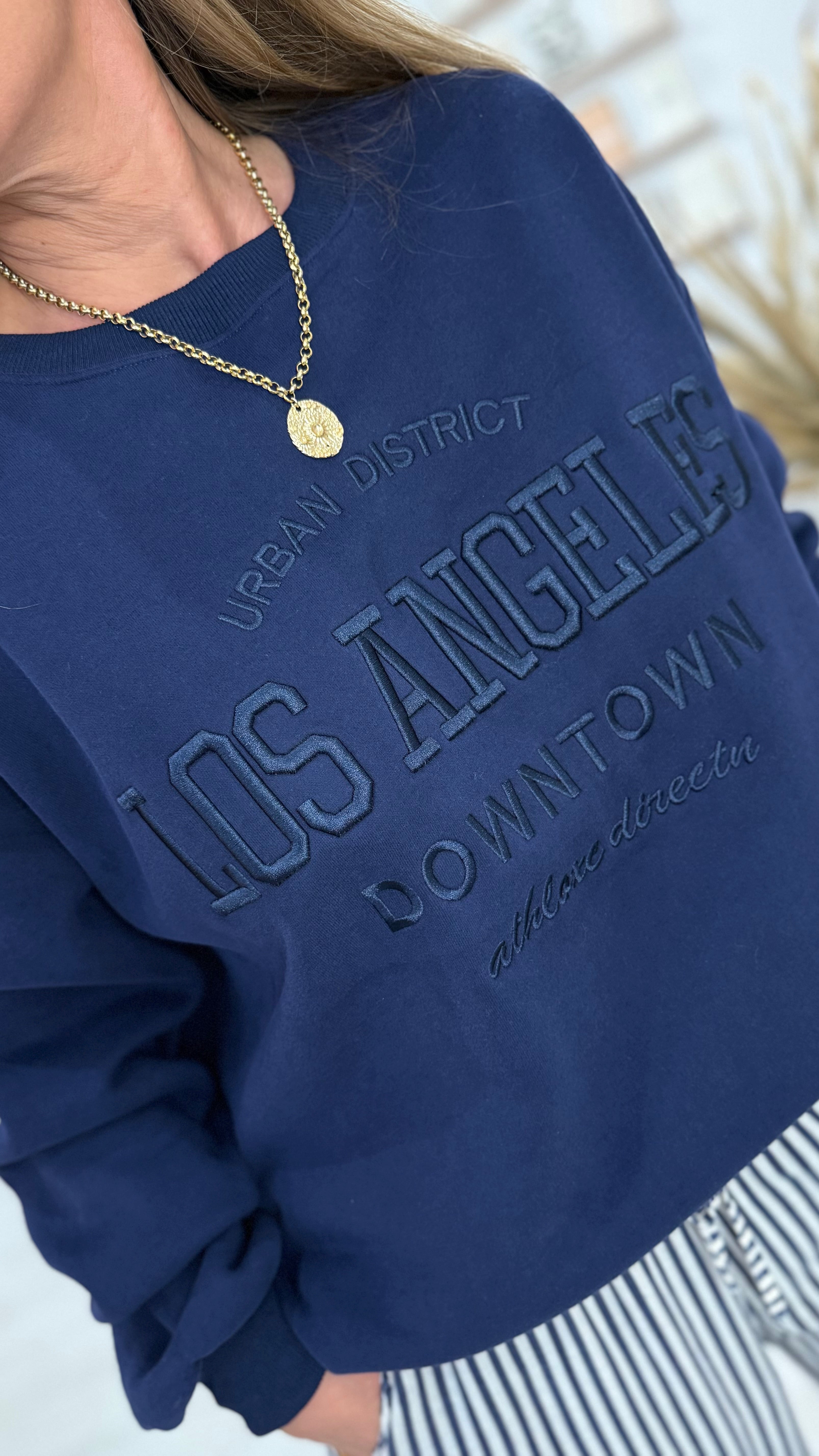 Los Angeles Embroidered Jumper