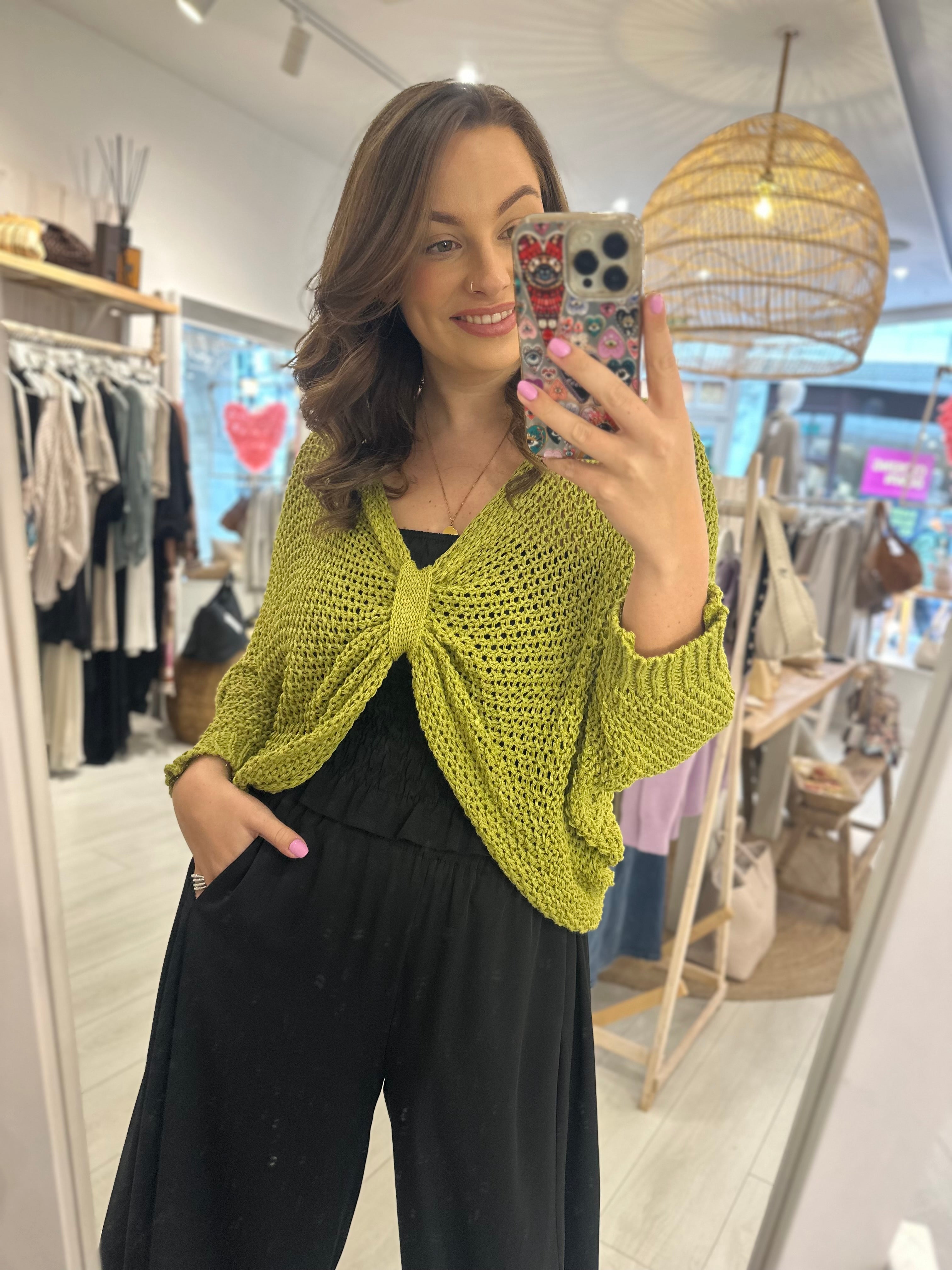 Delilah Knot Front Knit