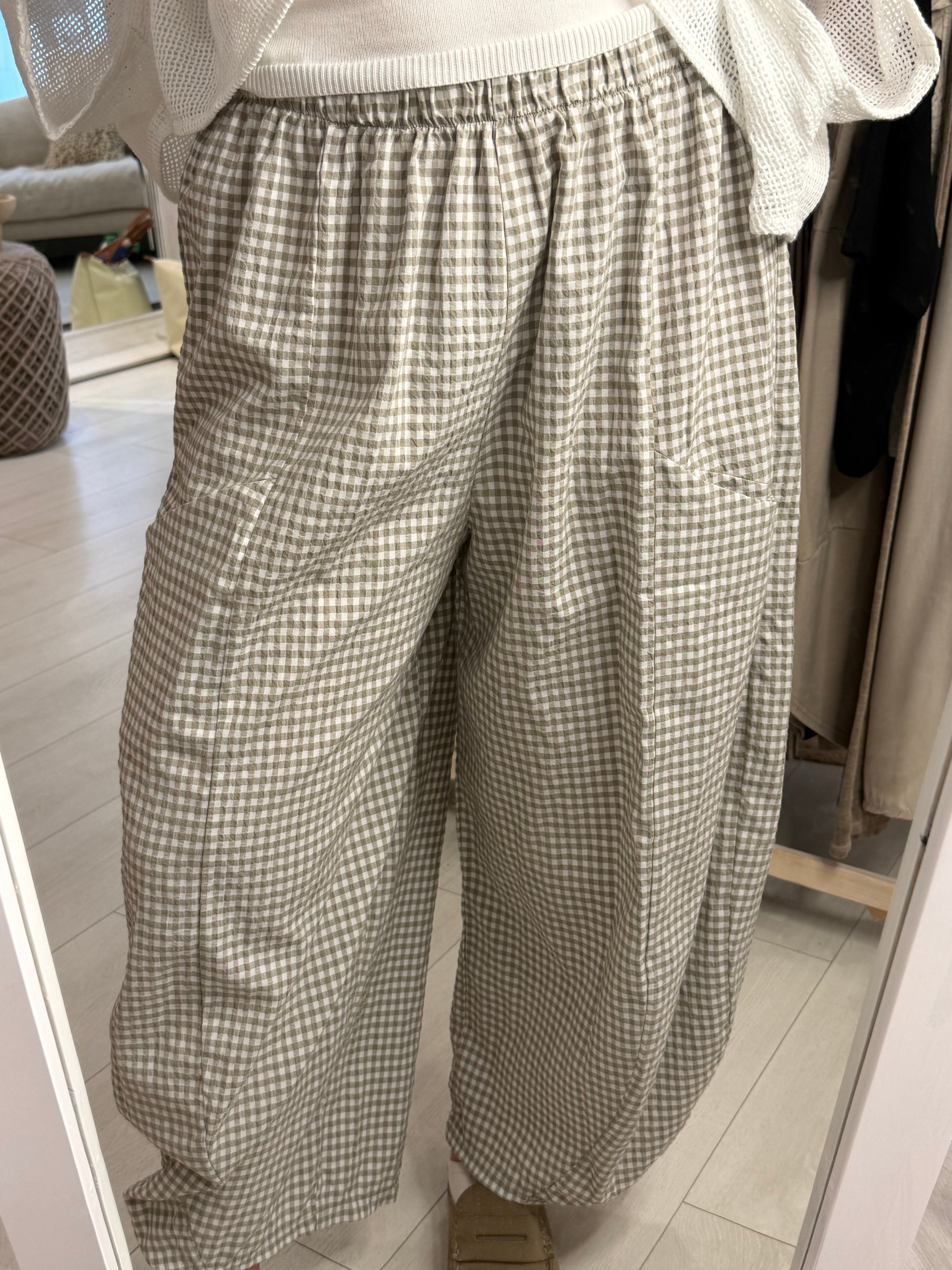 Charli Checkered Trousers