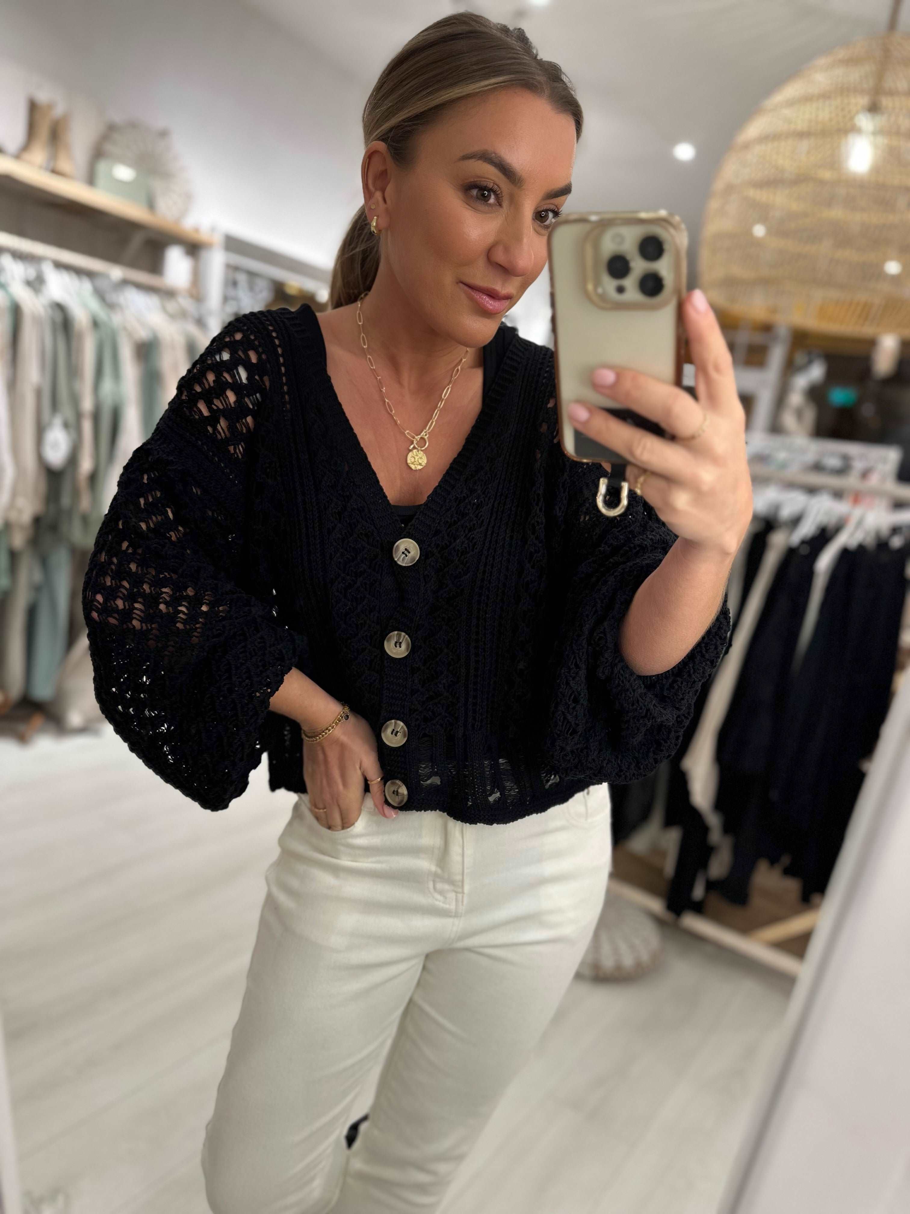 Iris Crochet Cardigan