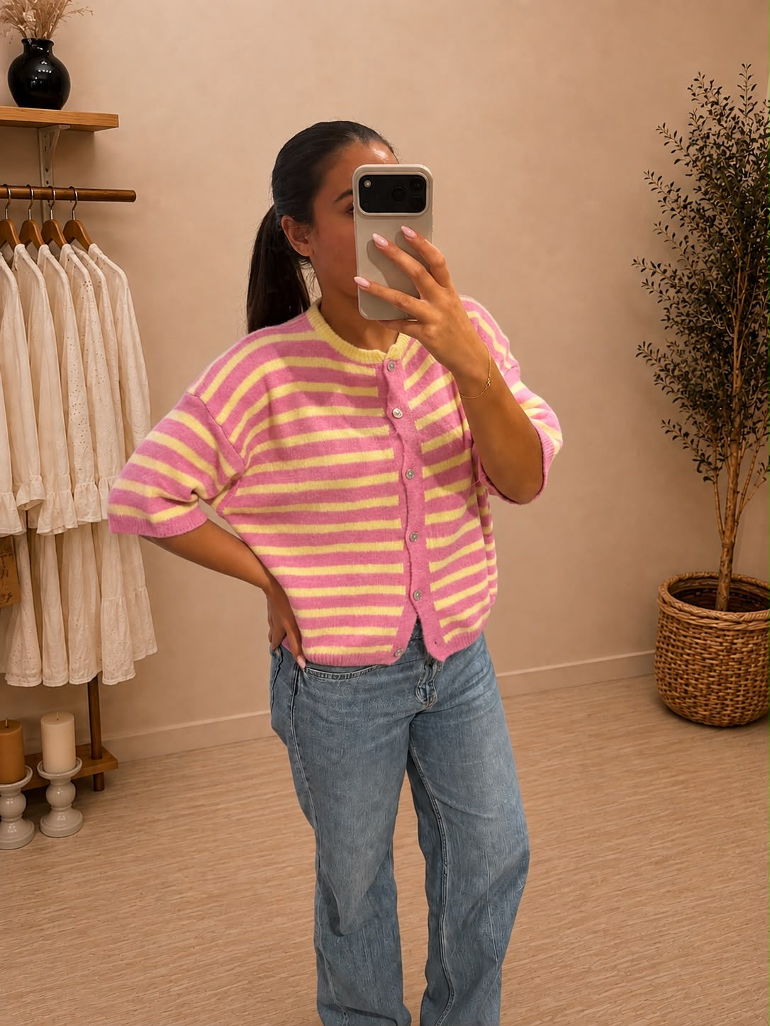 Madison Stripe Cardi