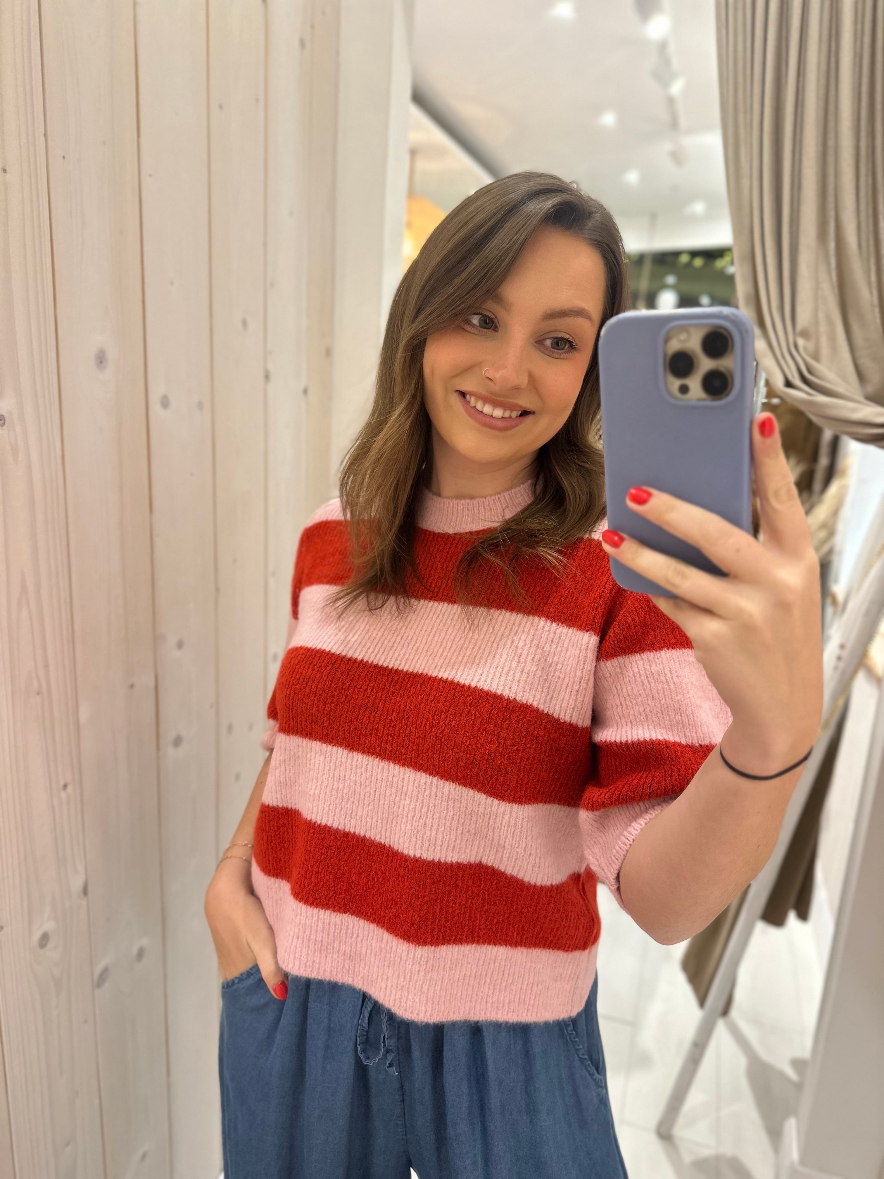 Sally Striped Boxy Knit