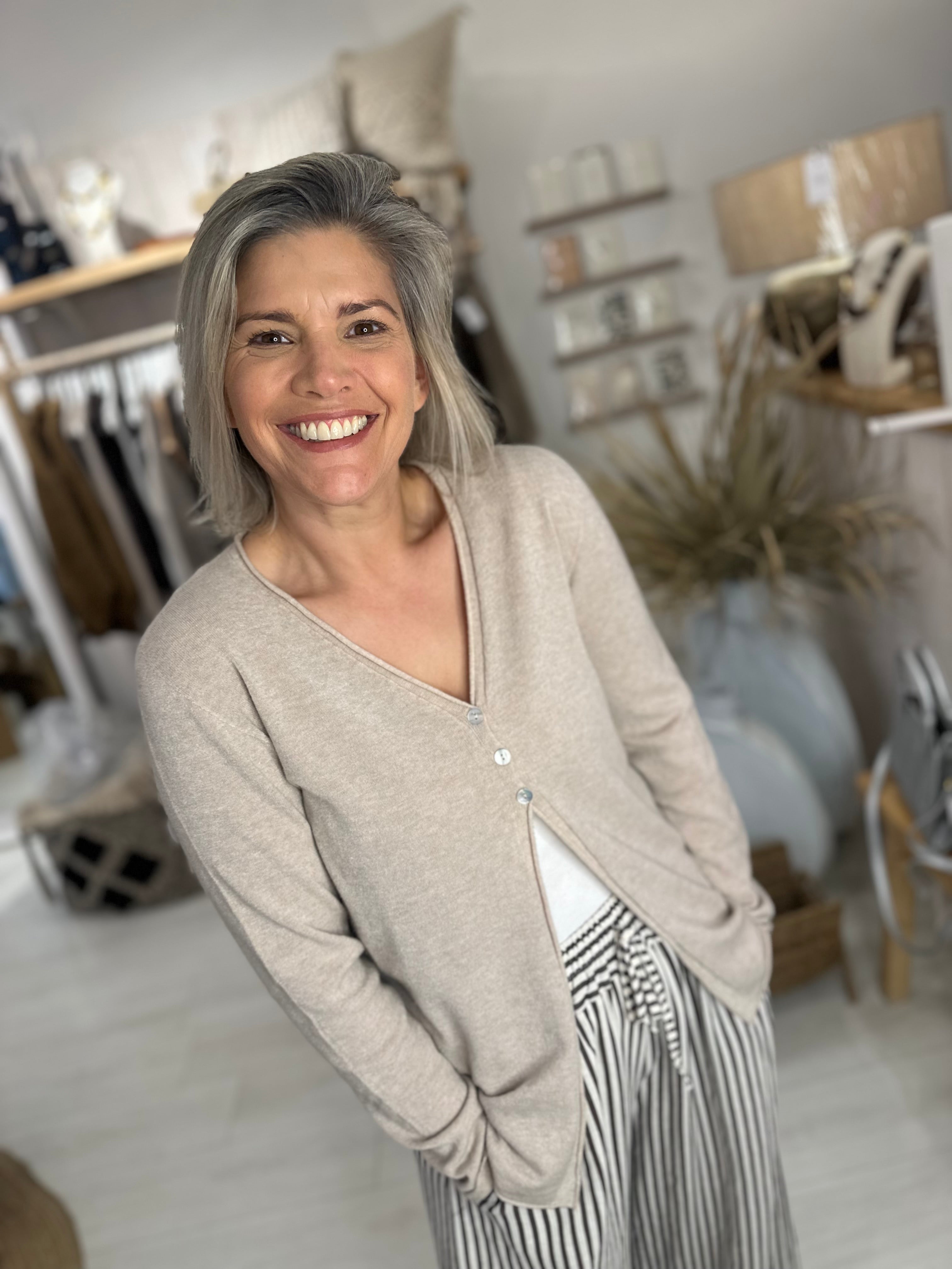 Luxe Samantha Cardigan Knit