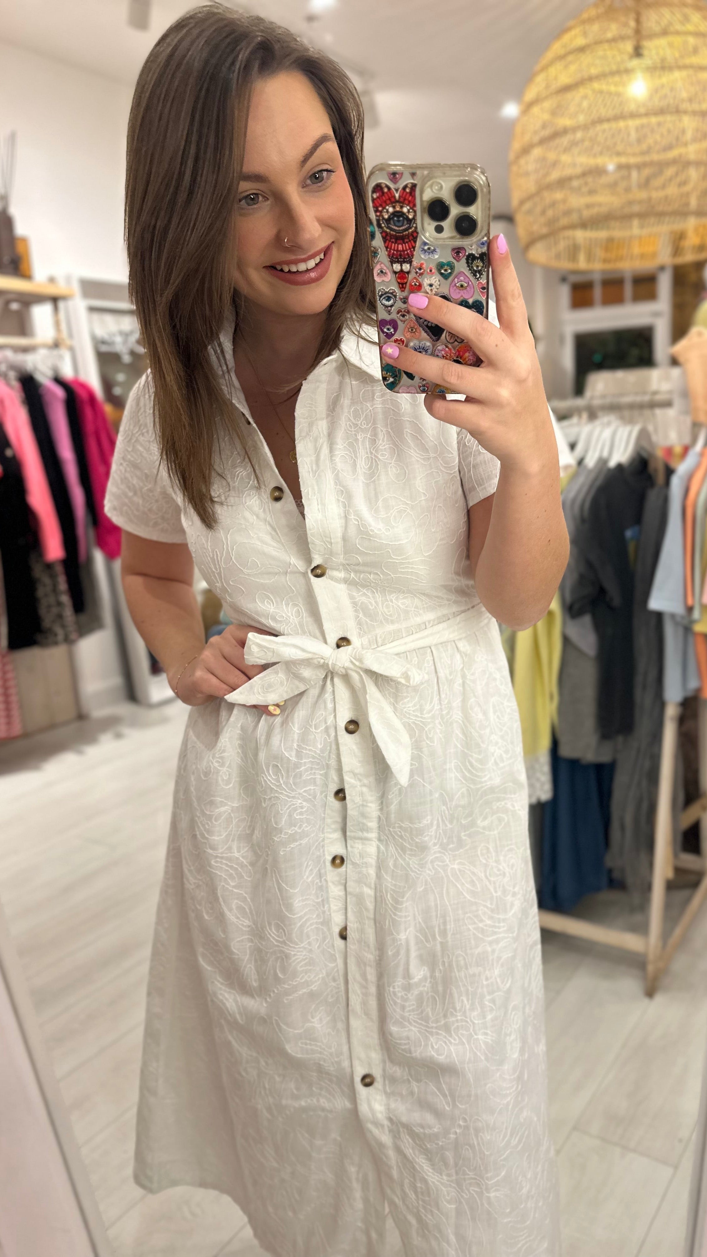 Oceana Embroidered Dress