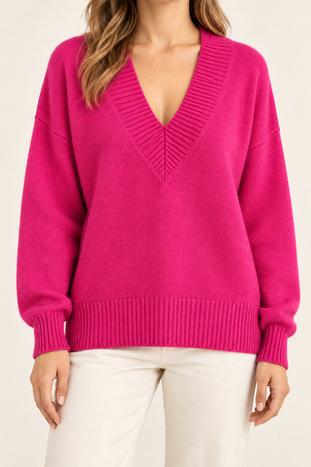 Vicky V-Neck Luxe Knit