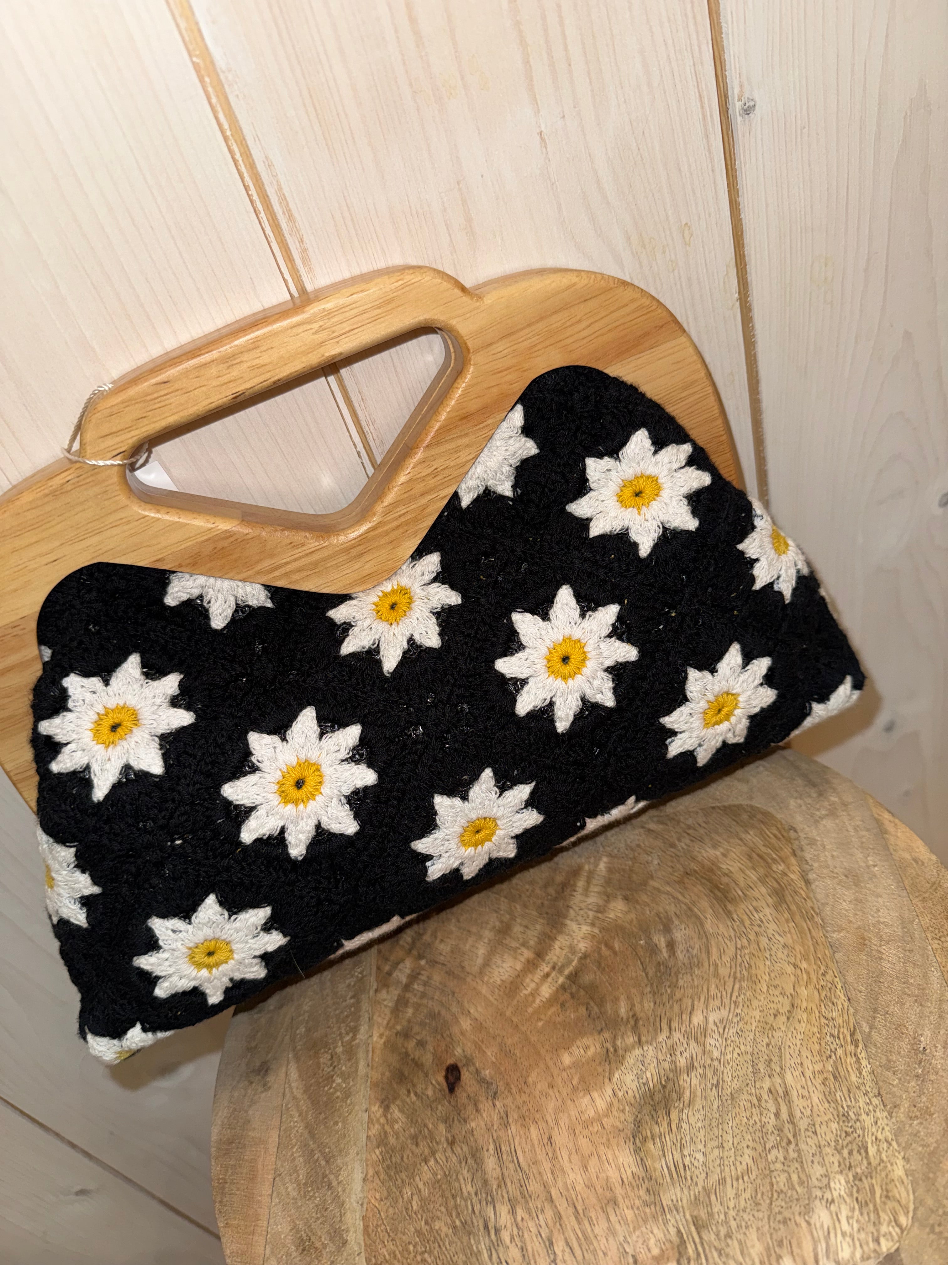 Daisy Crochet Bag