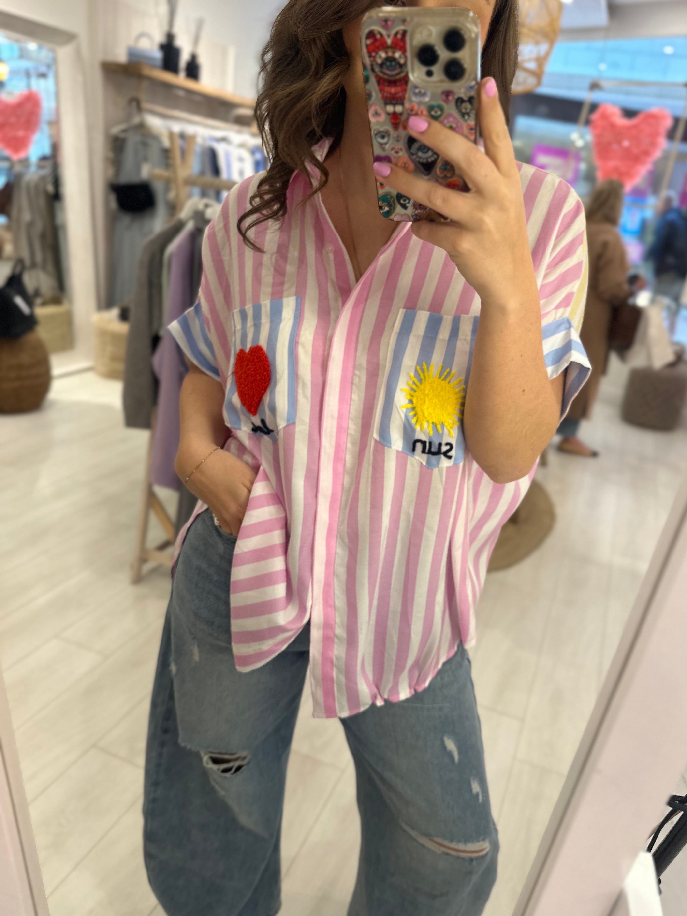 Sun & Love Patterned Shirt