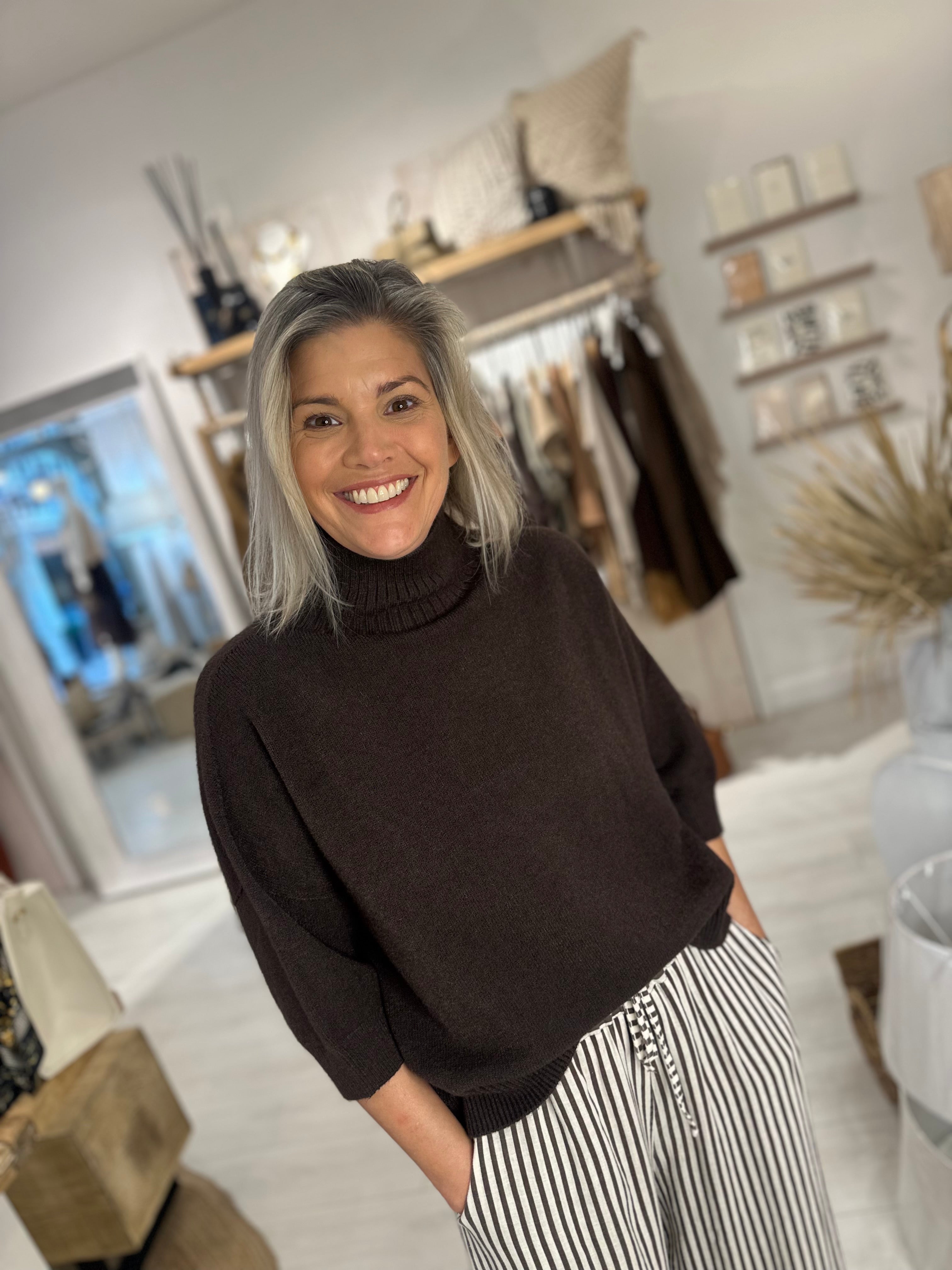 Luxe Eliza Turtle Neck Knit