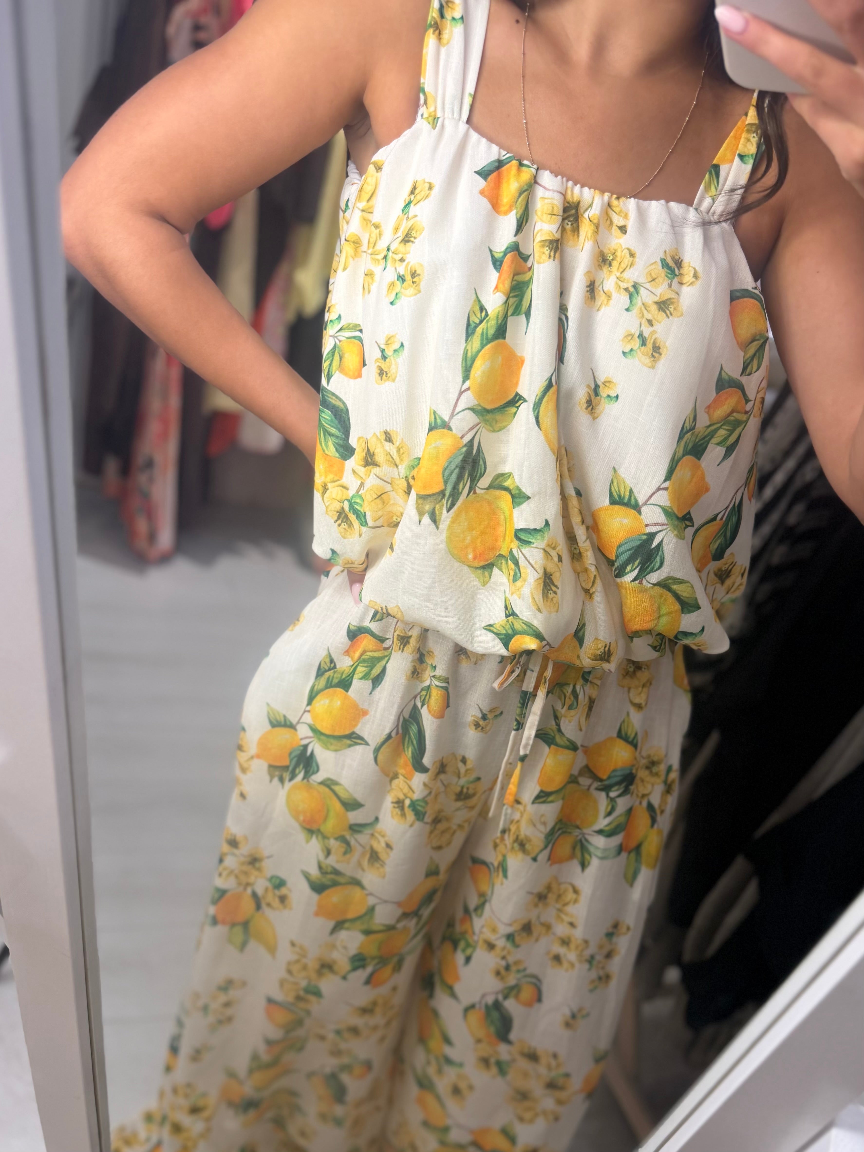 Lemon Print Co-ord