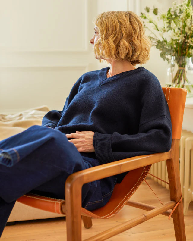 CHALK Connie Jumper Navy