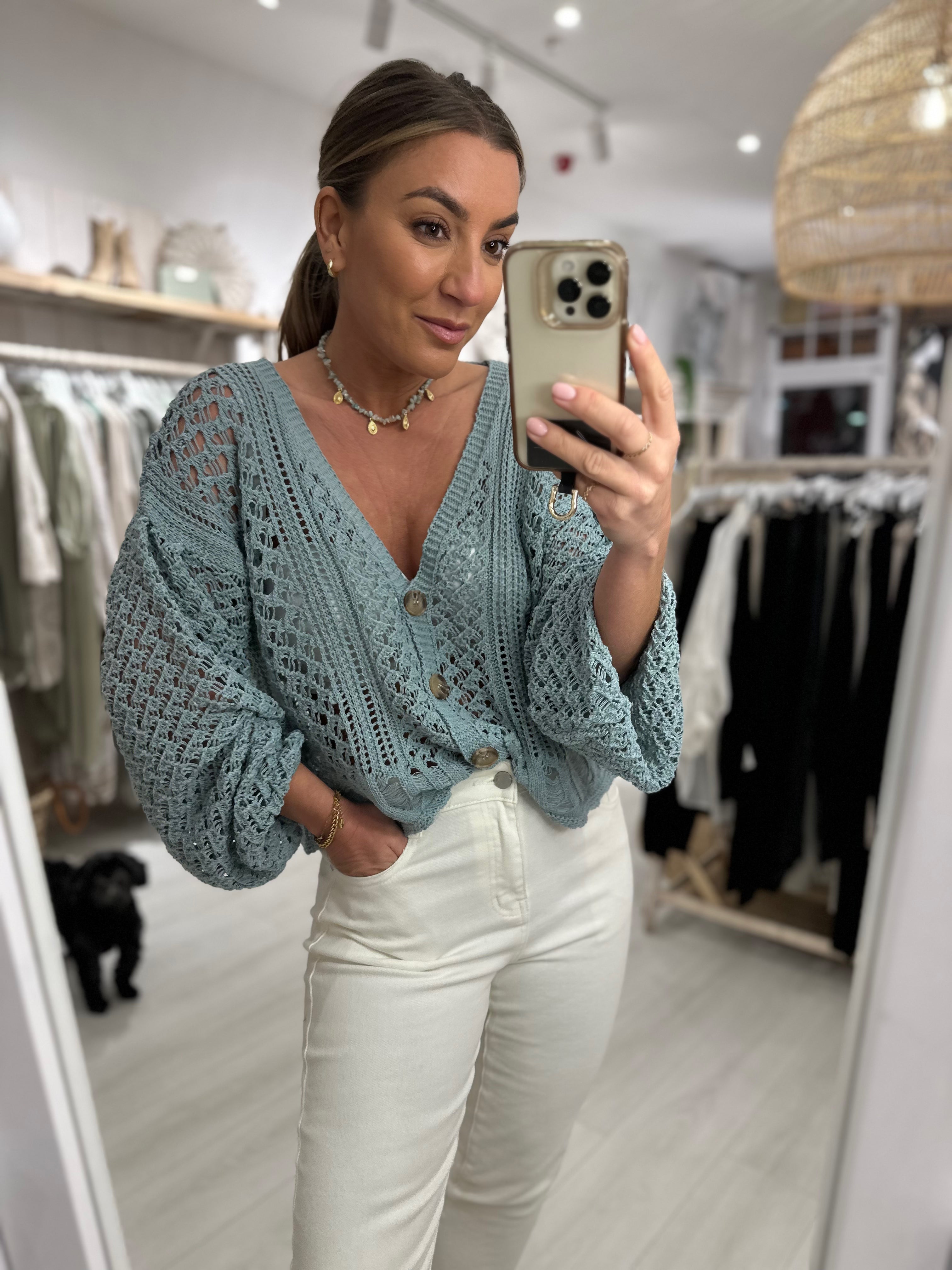 Iris Crochet Cardigan