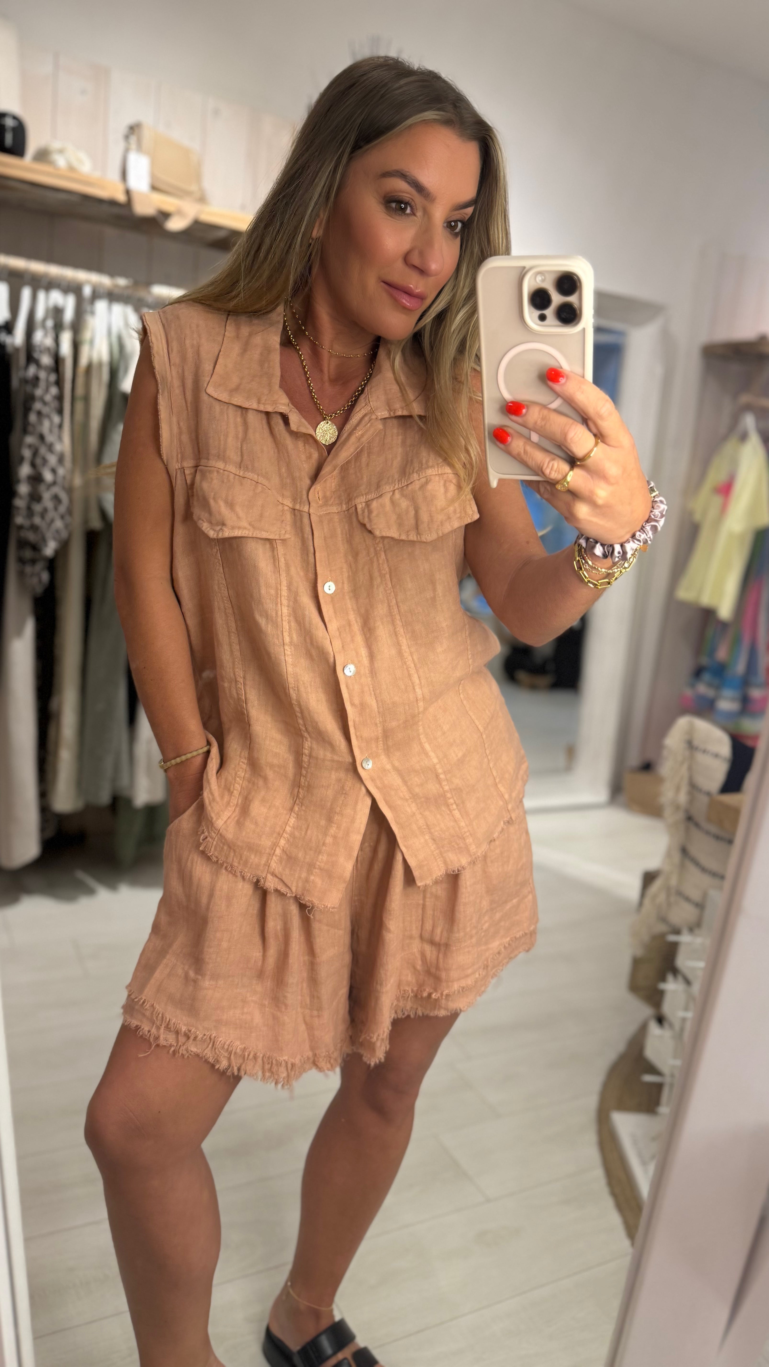 Mabel Linen Shorts