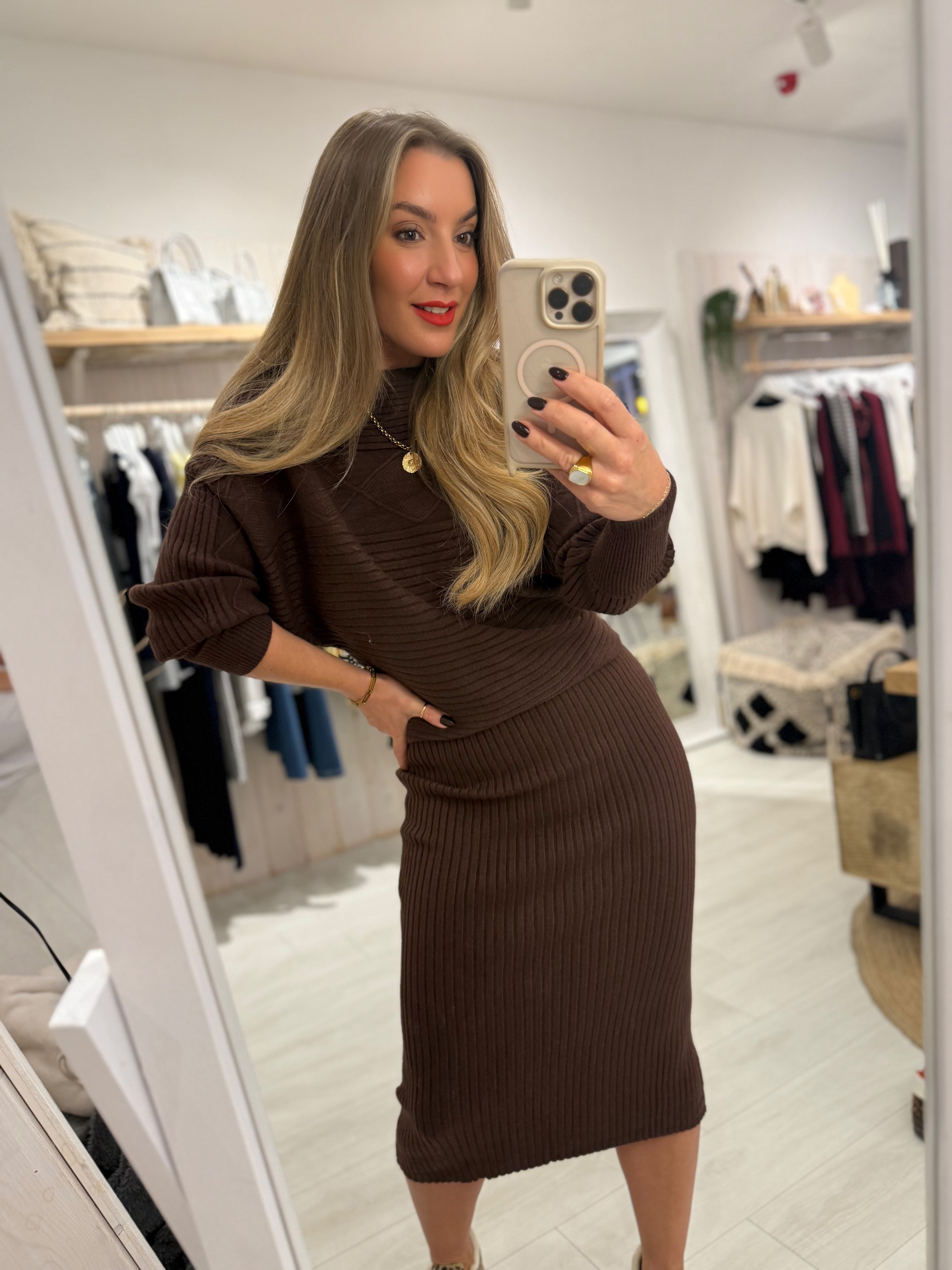 Ebony Knitted Dress