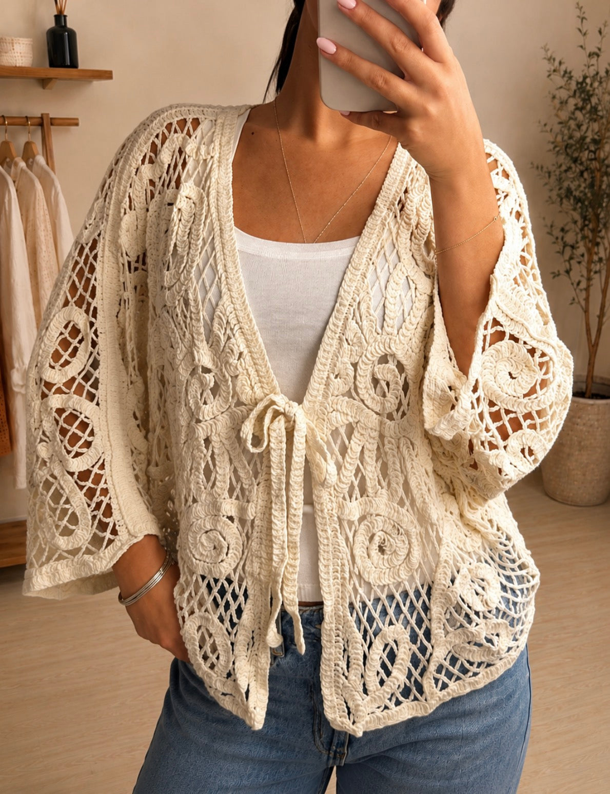 Minnie Crochet Cardigan