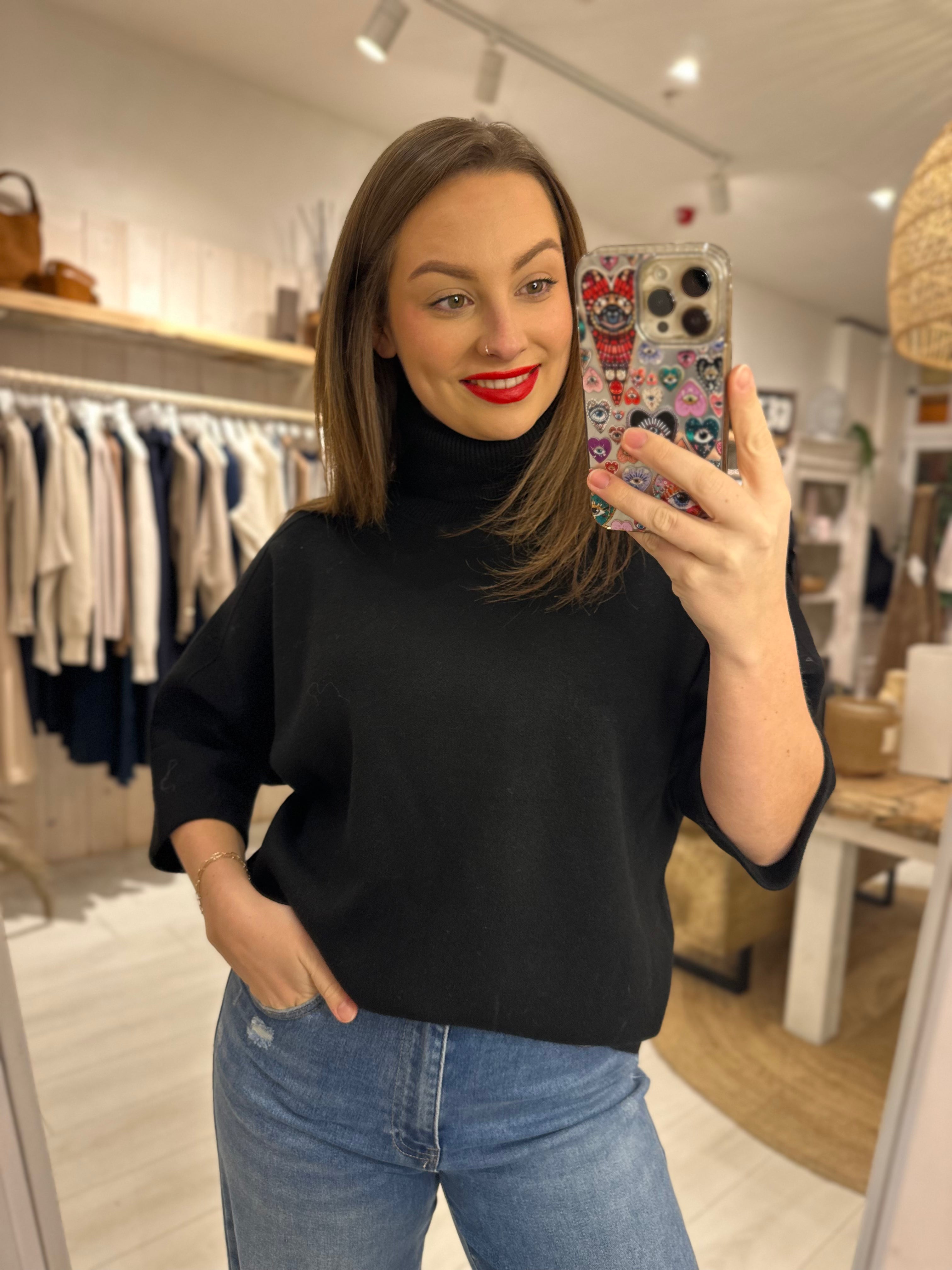 Brigitte Roll Neck Knit