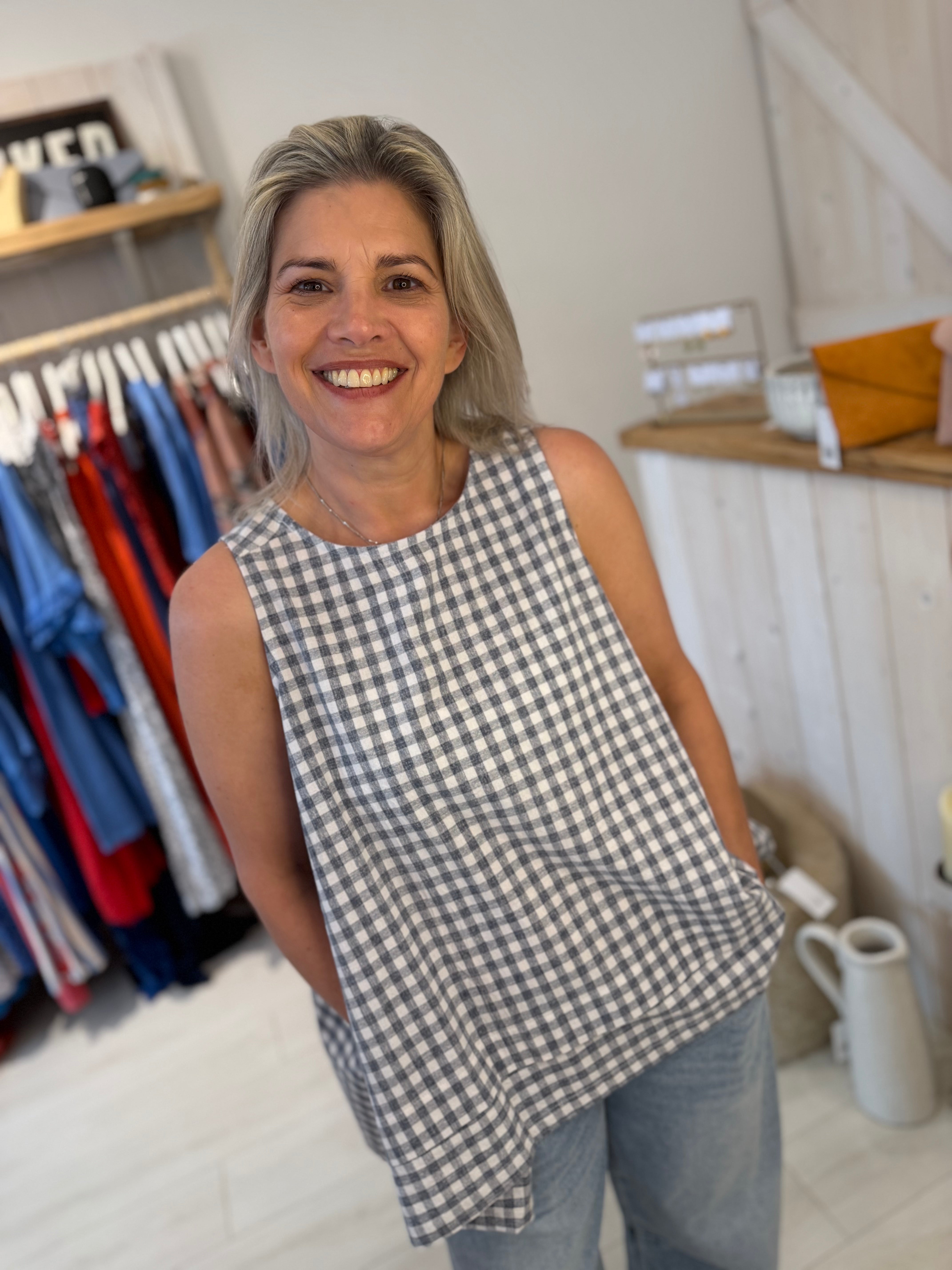 Chiara Linen Mix Vest