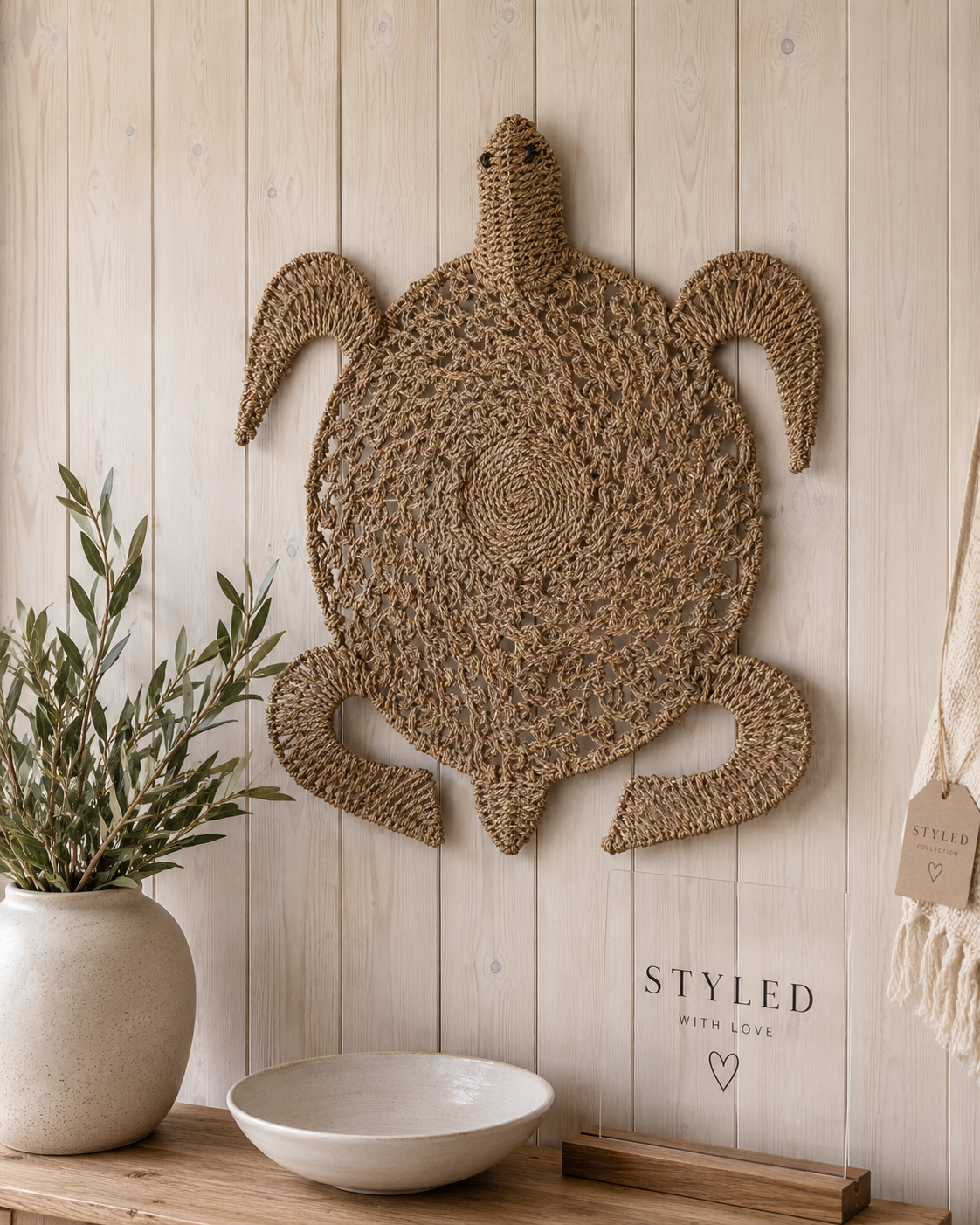 Seagrass Turtle Wallart