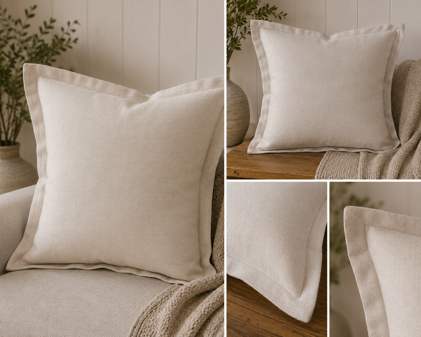 Triple Frill Edge Cushion