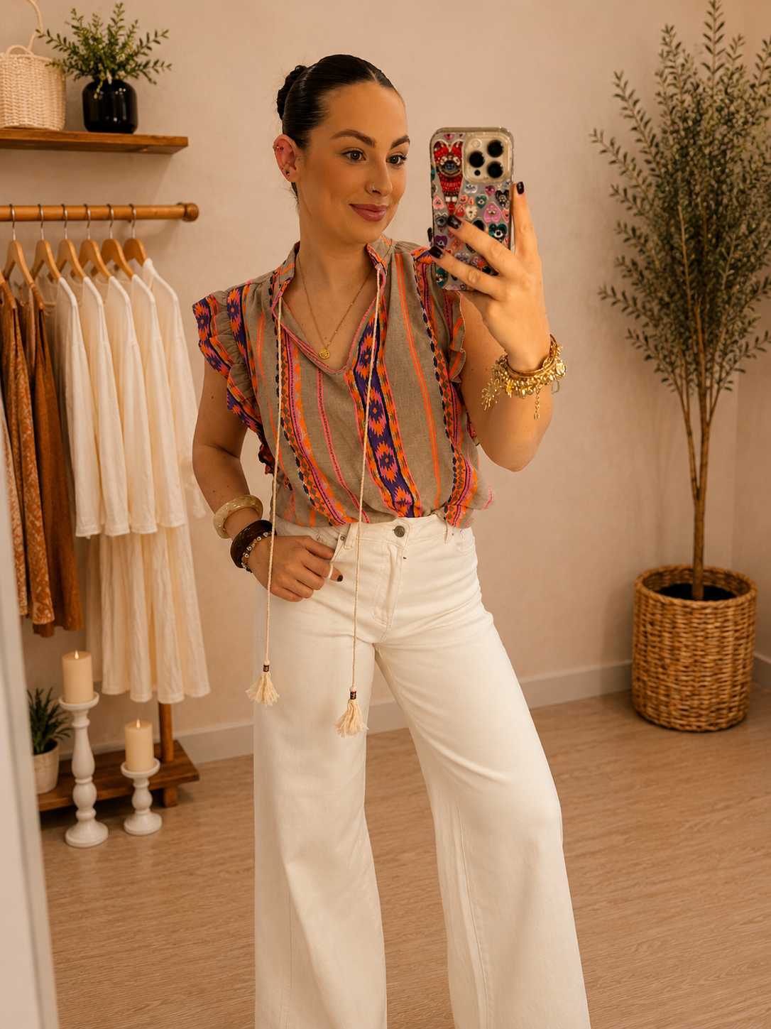 Selena Embroidered Shirt