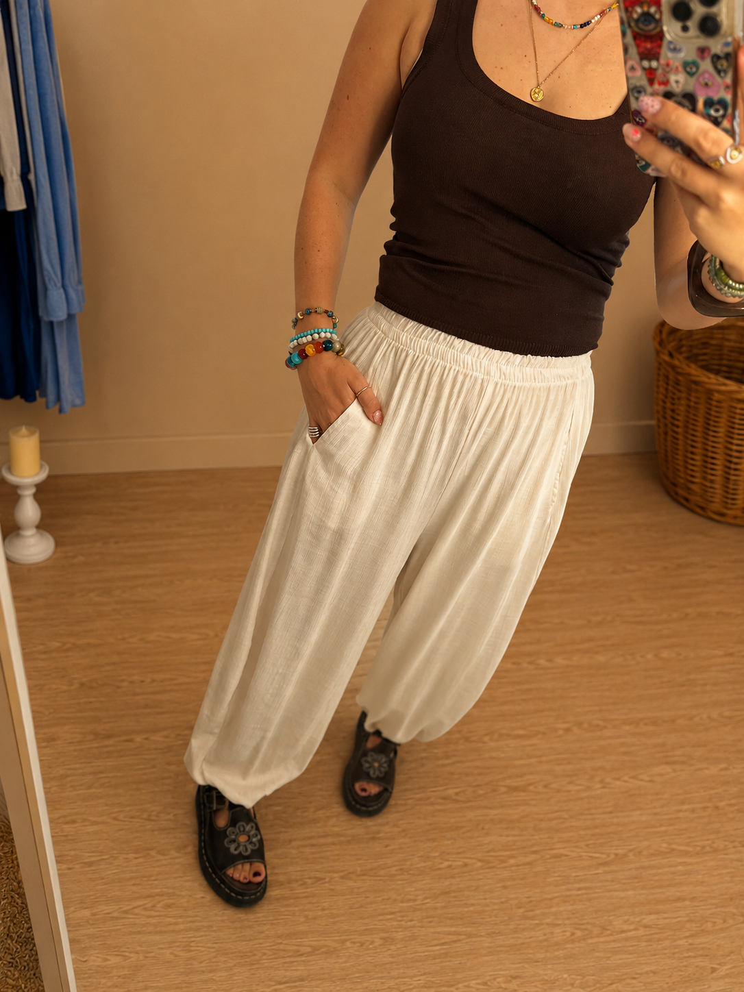 Liza Crinkle Trousers