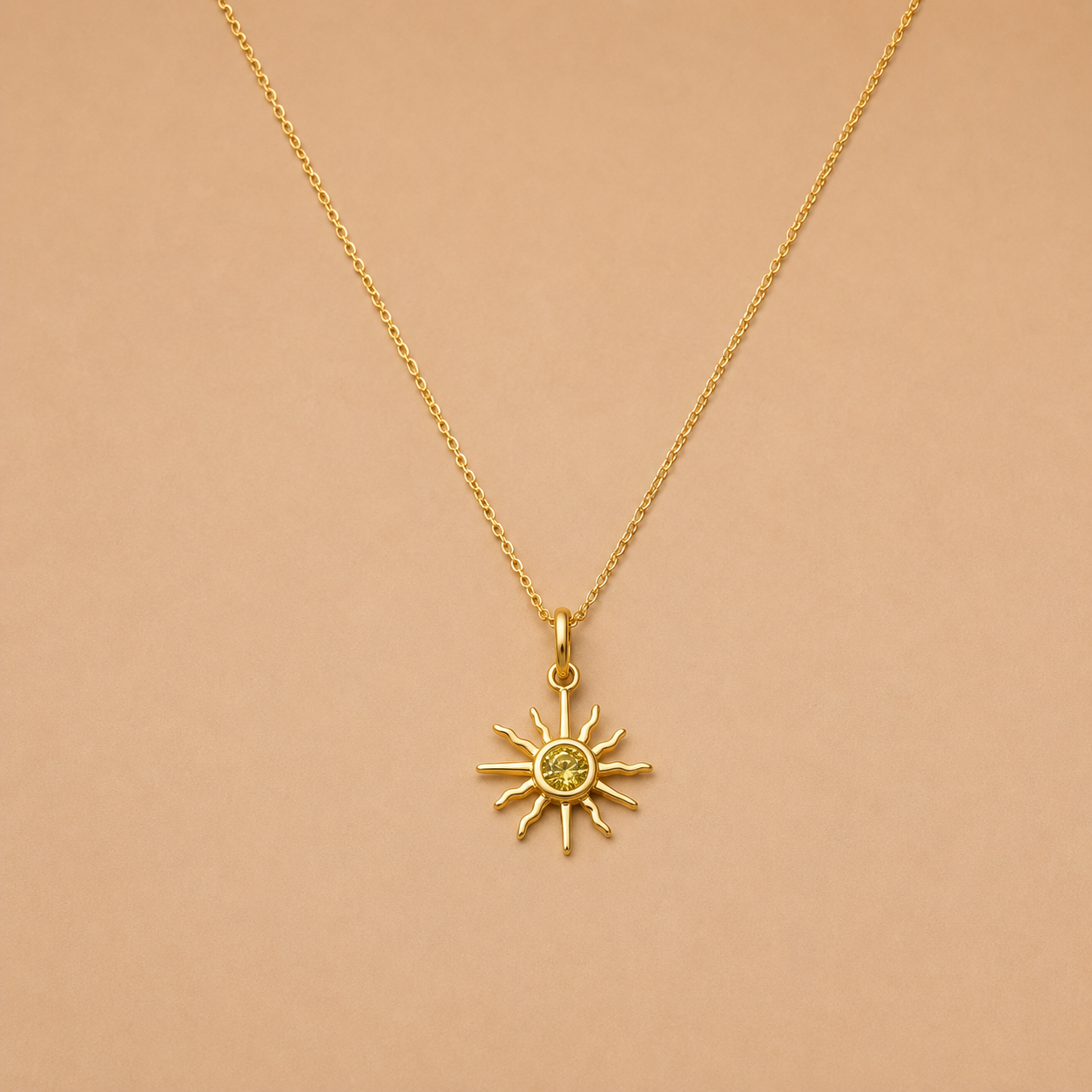Sunburst necklace